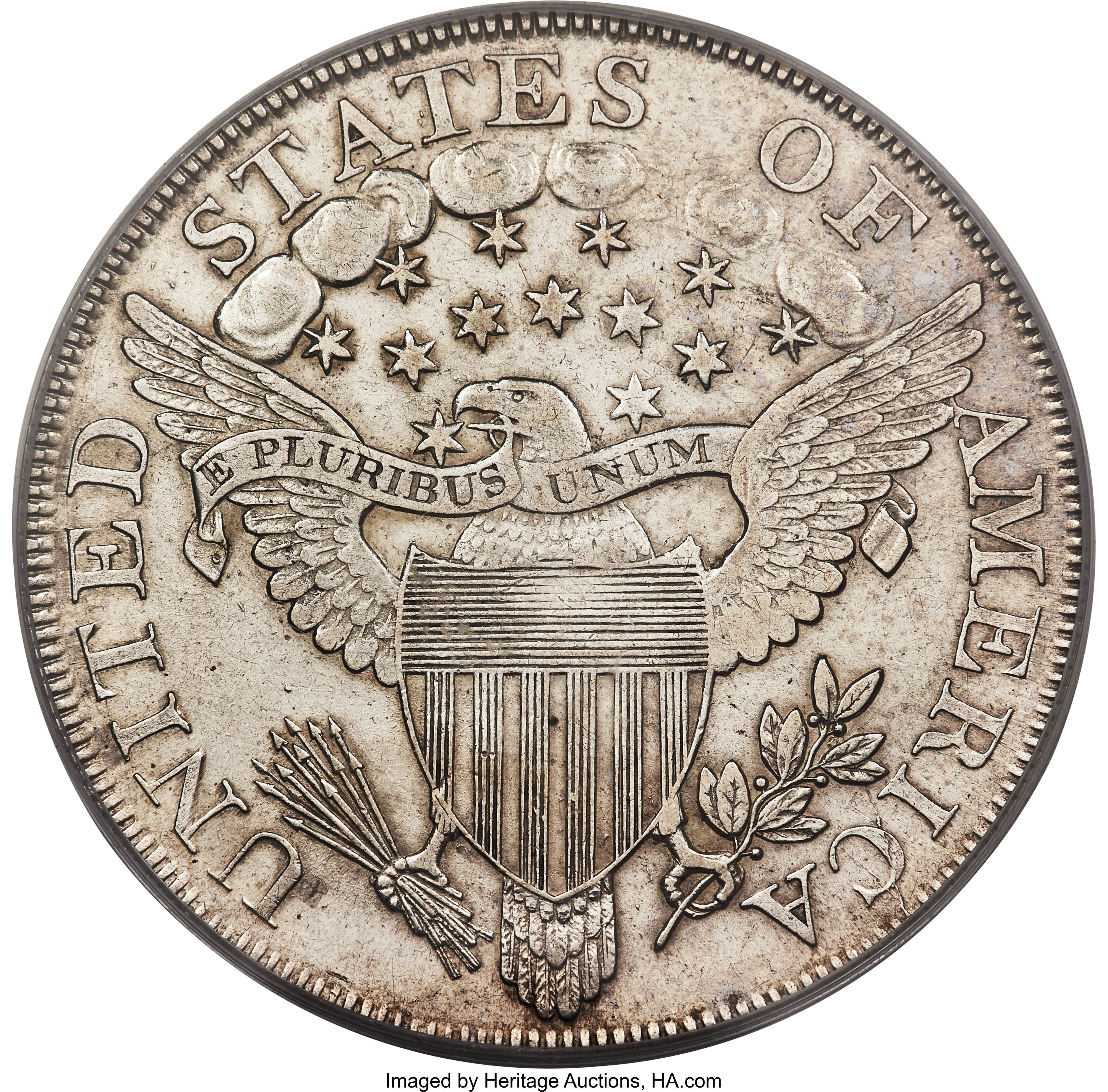 1800 $1  Wide Date, Low 8, B-10, BB-190 MS61 thumbnail 20