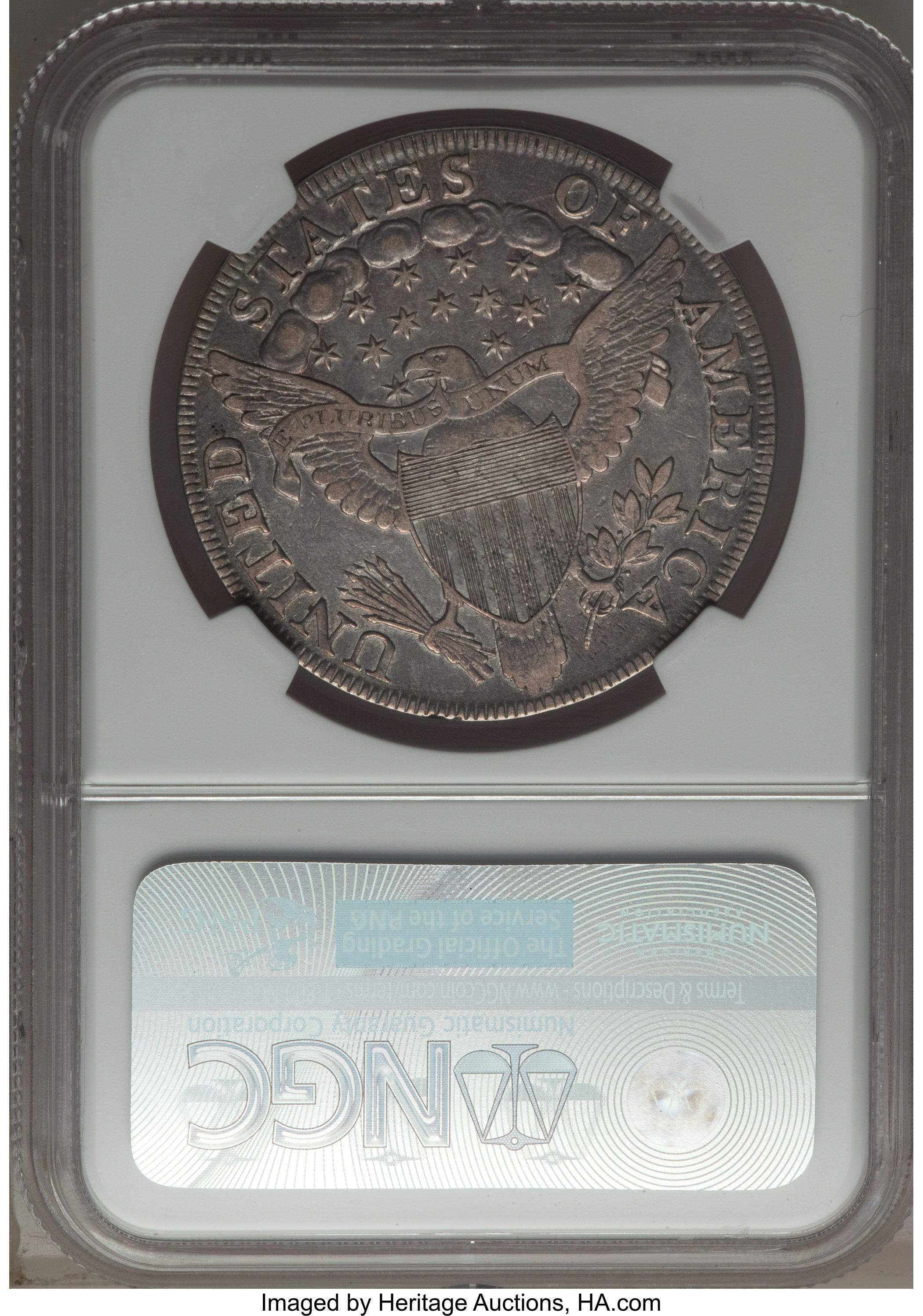 1801 $1  B-2, BB-212 VG10 CAC thumbnail 14