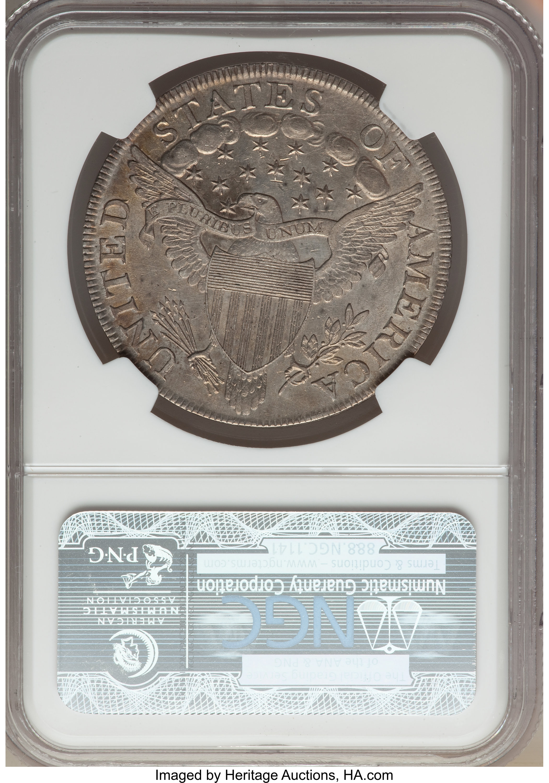 1802/1 $1  Wide Date, B-3, BB-234 AU53 CAC thumbnail 6
