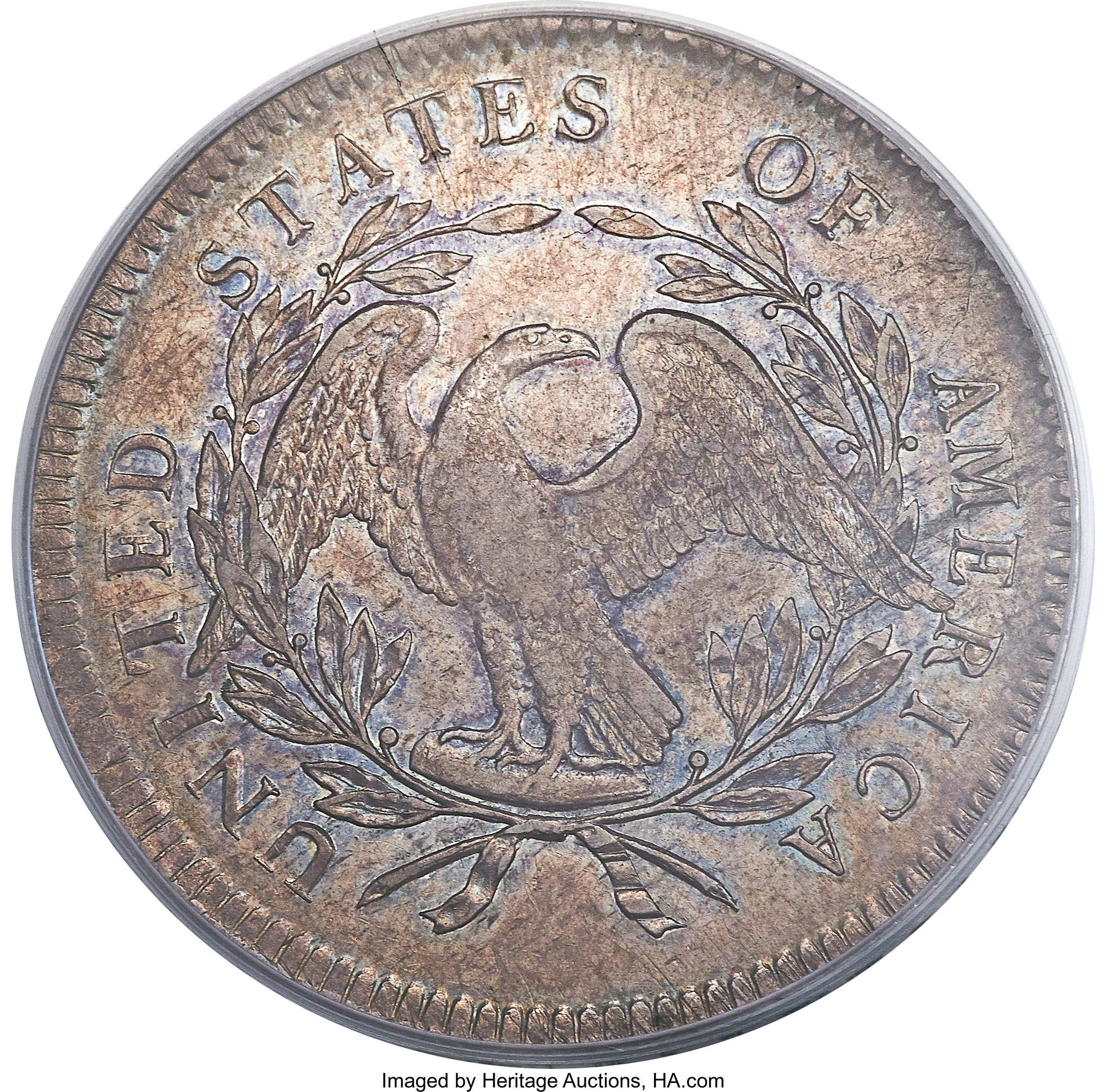 1795 $1  Flowing Hair, 3 Leaves, B-12, BB-26 MS63 CAC thumbnail 10
