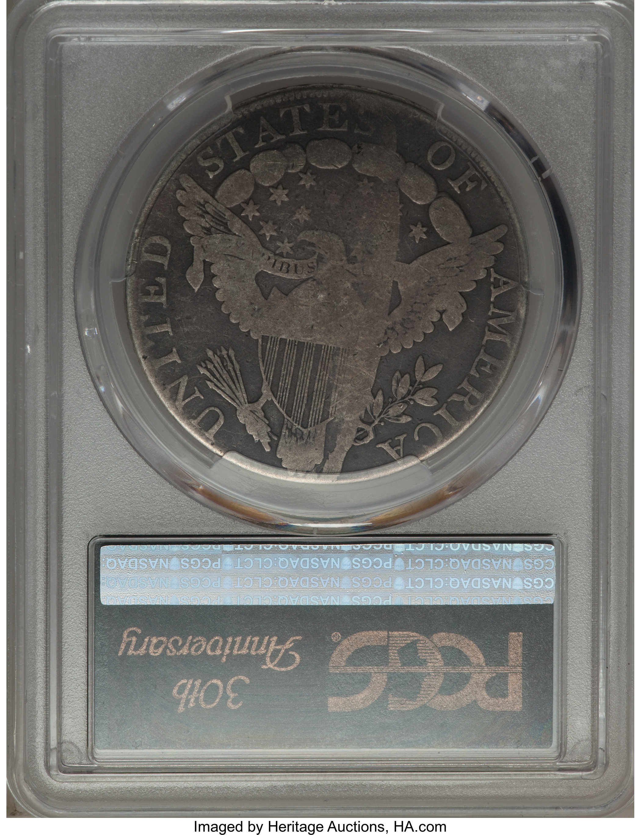 1798 $1  Large Eagle, 10 Arrows AG3 thumbnail 12