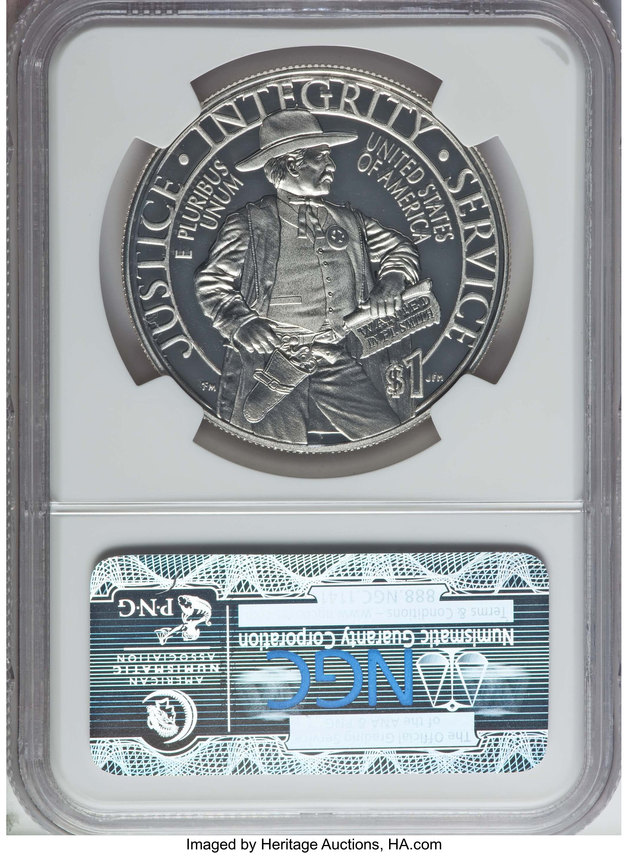 2015-P S$1 U.S. Marshals Service 225th Anniversary PR DCAM PR69 DCAM thumbnail 2
