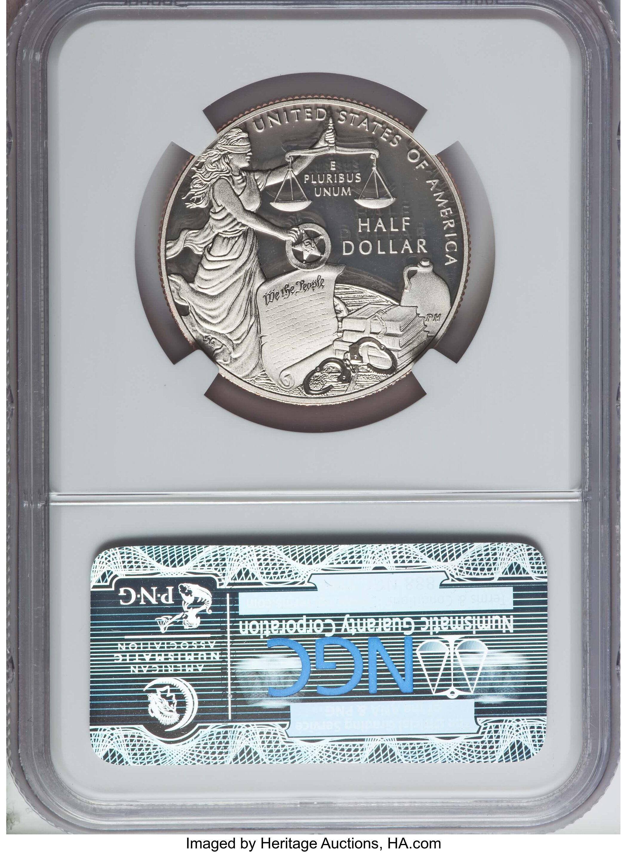 2015-P S$1 U.S. Marshals Service 225th Anniversary PR DCAM PR68 DCAM CAC thumbnail 2