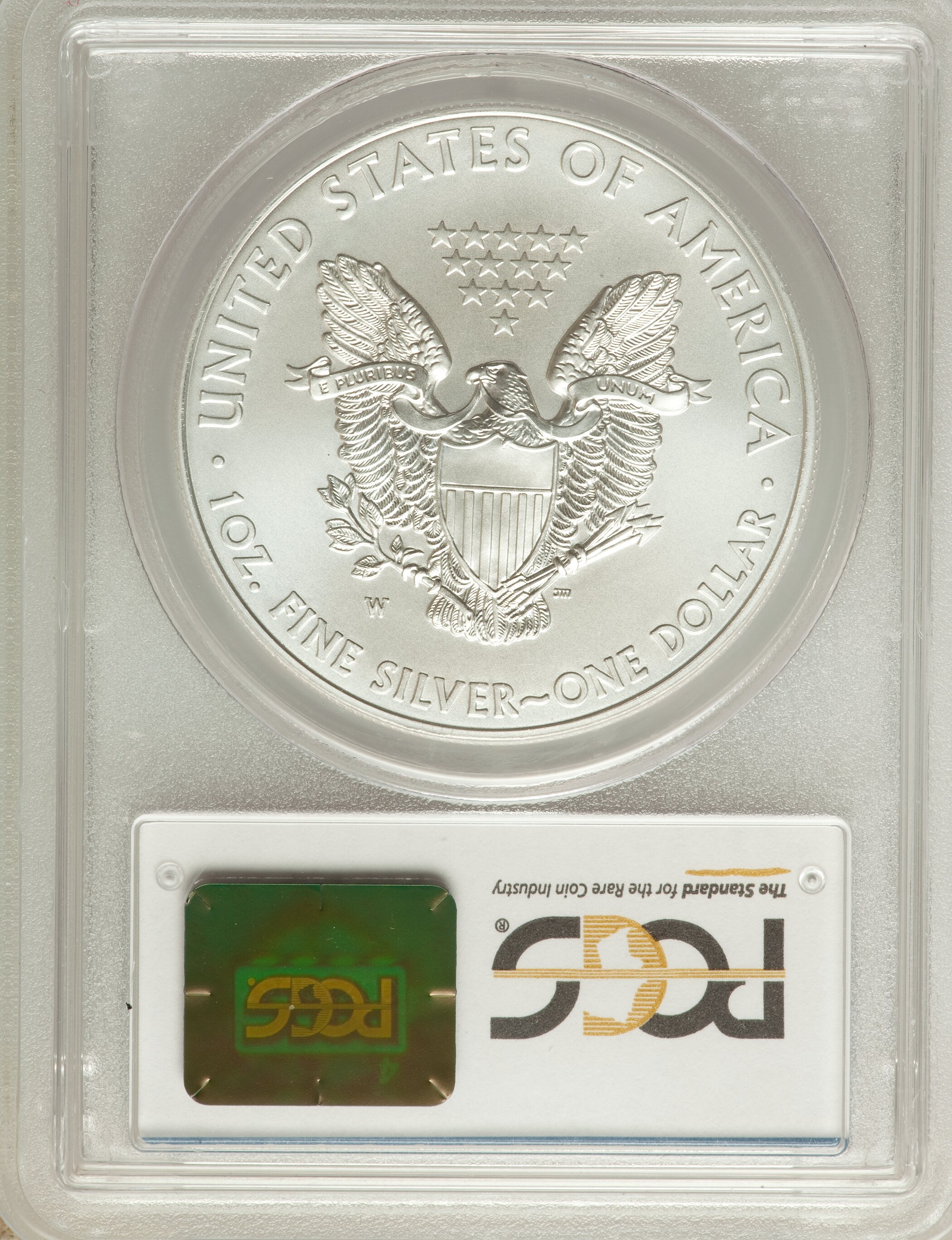 2015-W $1  Silver Eagle, Burnished MS66 CAC thumbnail 22