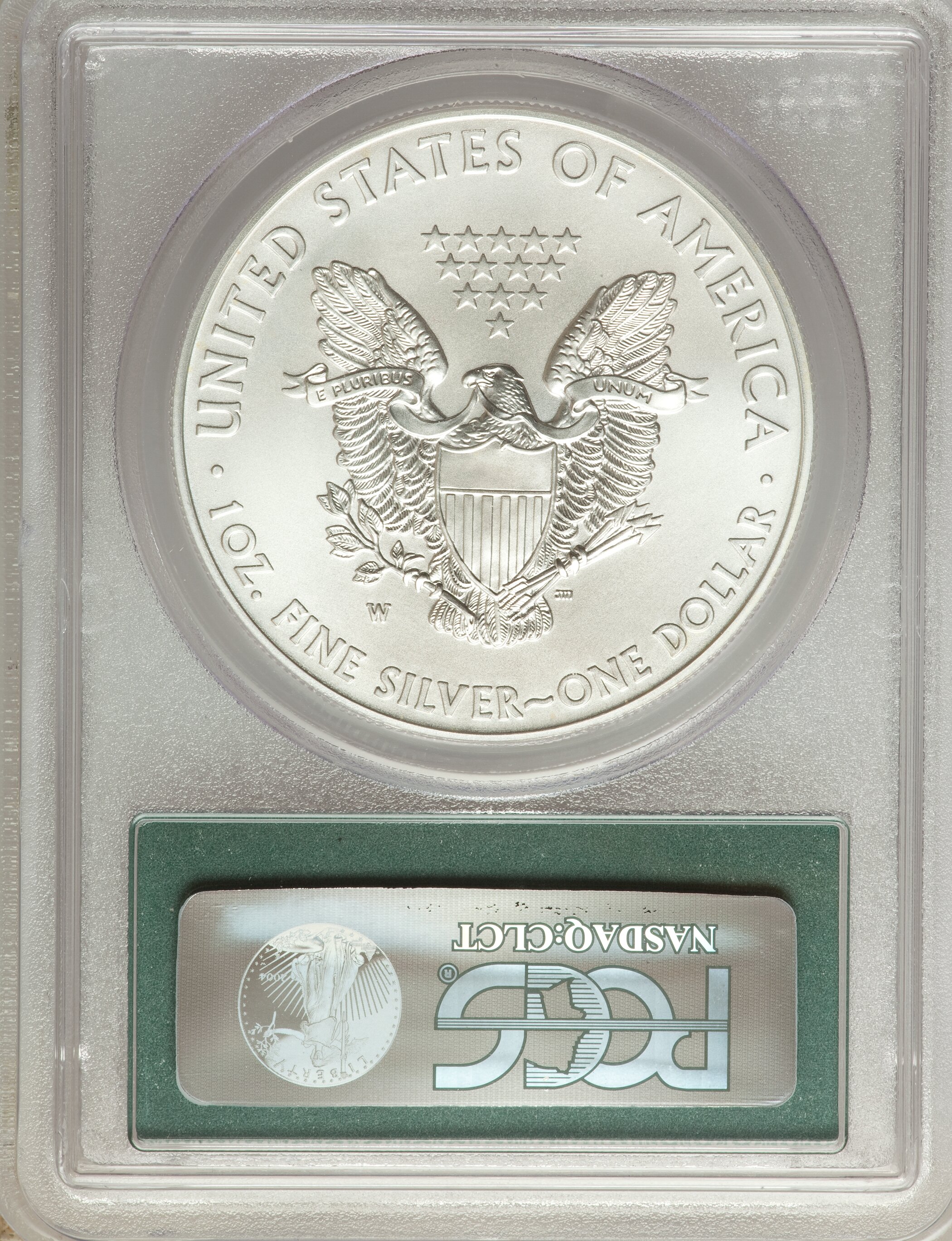 2015-W $1  Silver Eagle, Burnished MS66 CAC thumbnail 18