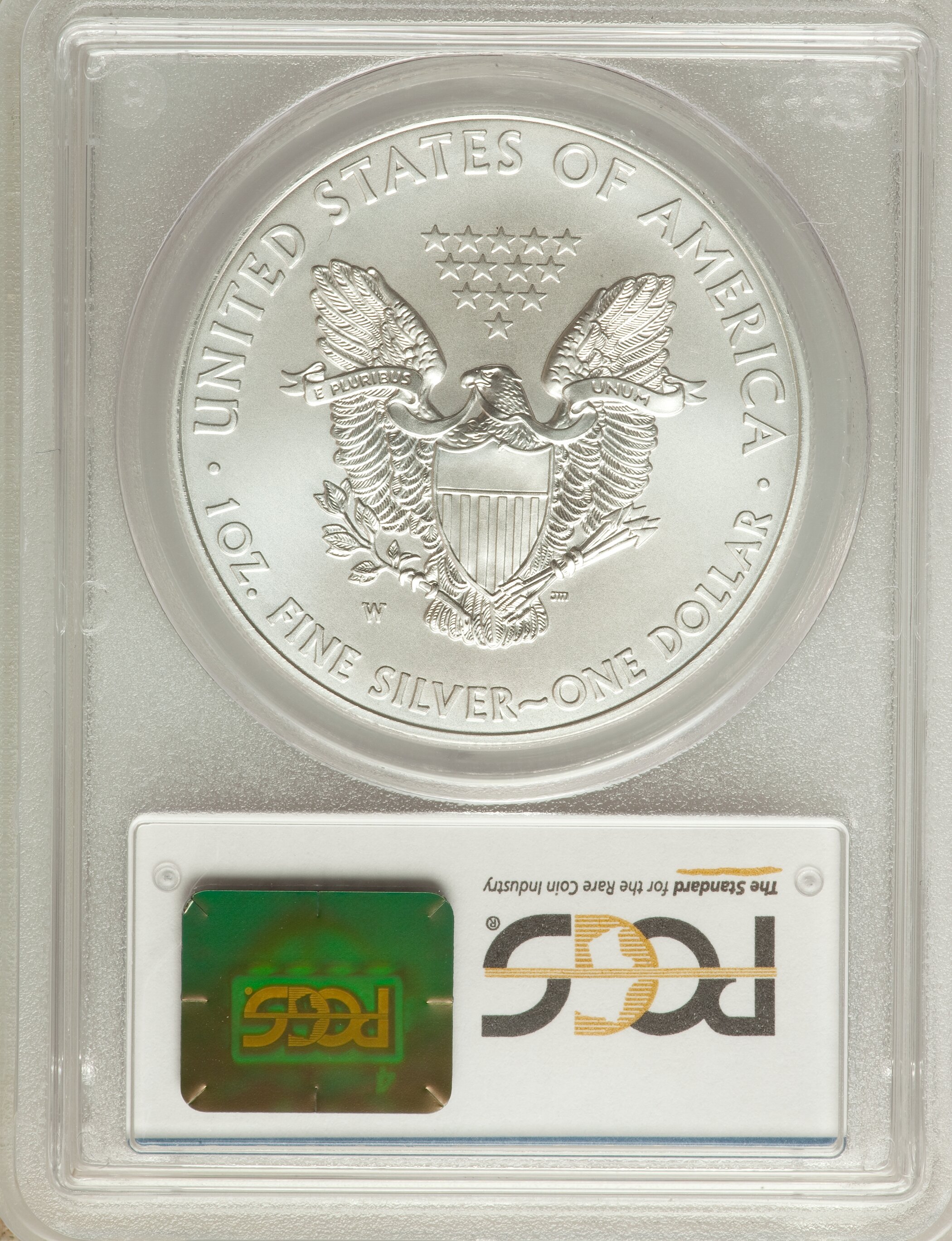 2015-W $1  Silver Eagle, Burnished MS66 CAC thumbnail 14