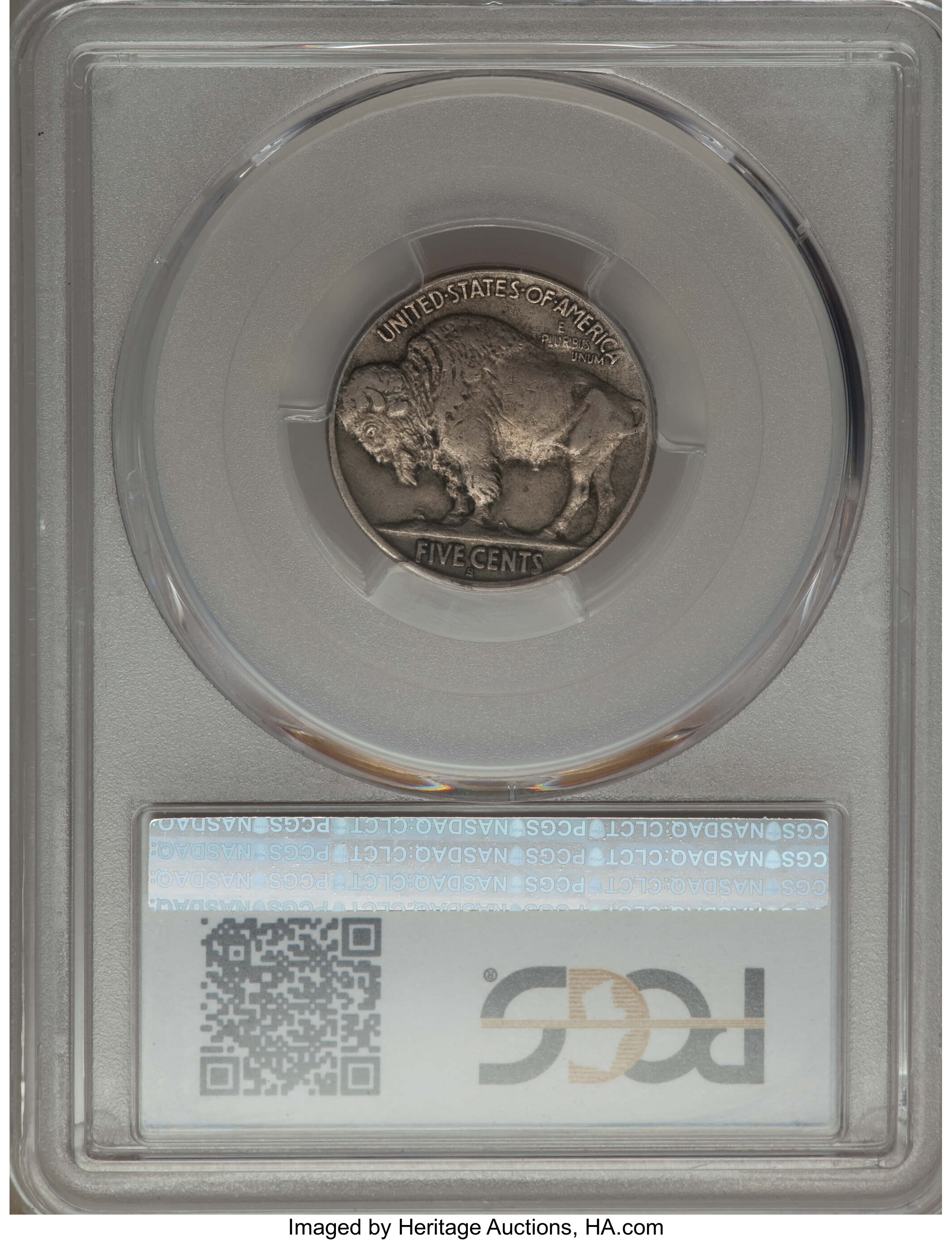 1917-S 5c 2 Feathers, FS-401 VF35 CAC thumbnail 5