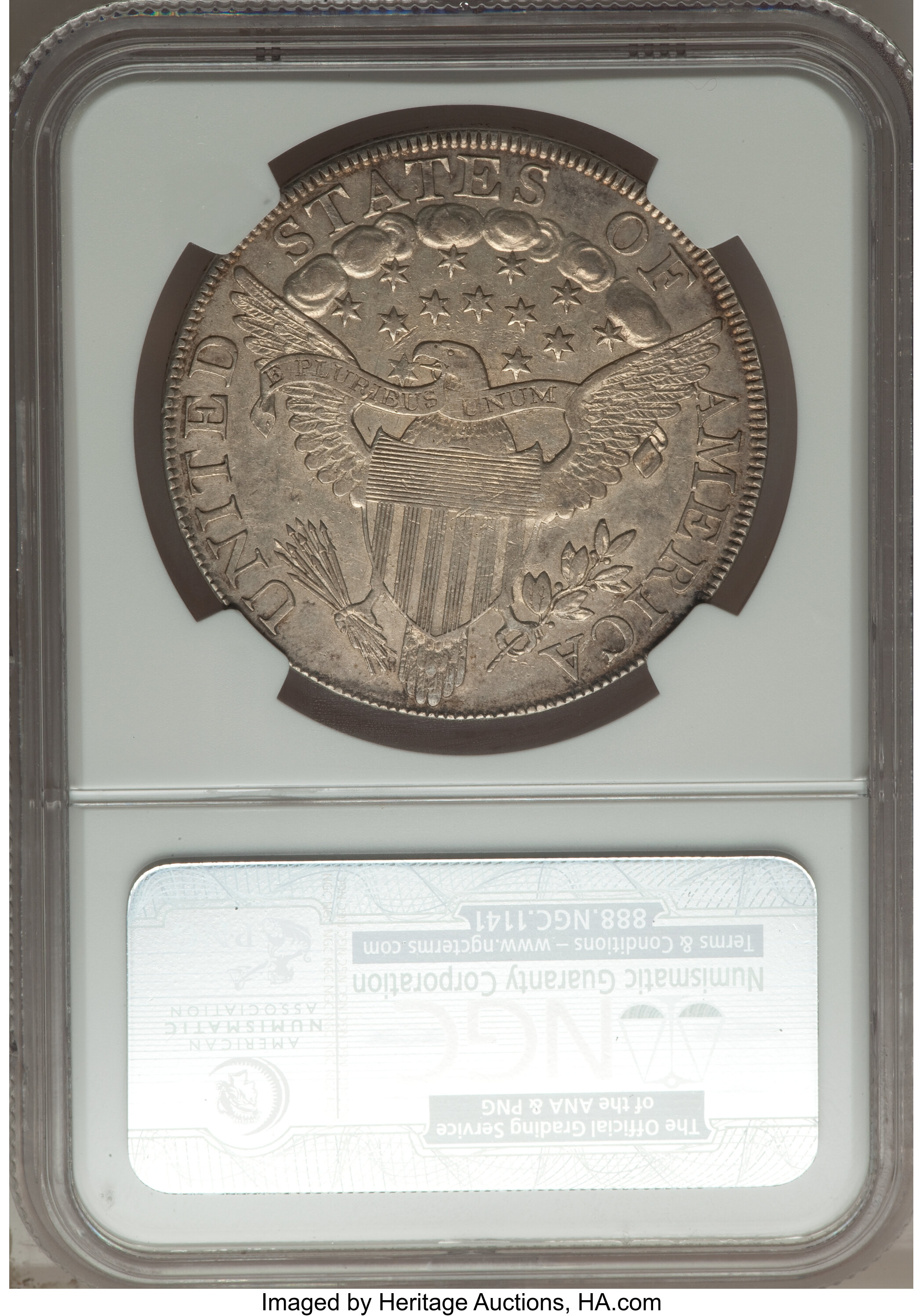 1800 $1  B-5, BB-189 AU58 CAC thumbnail 17