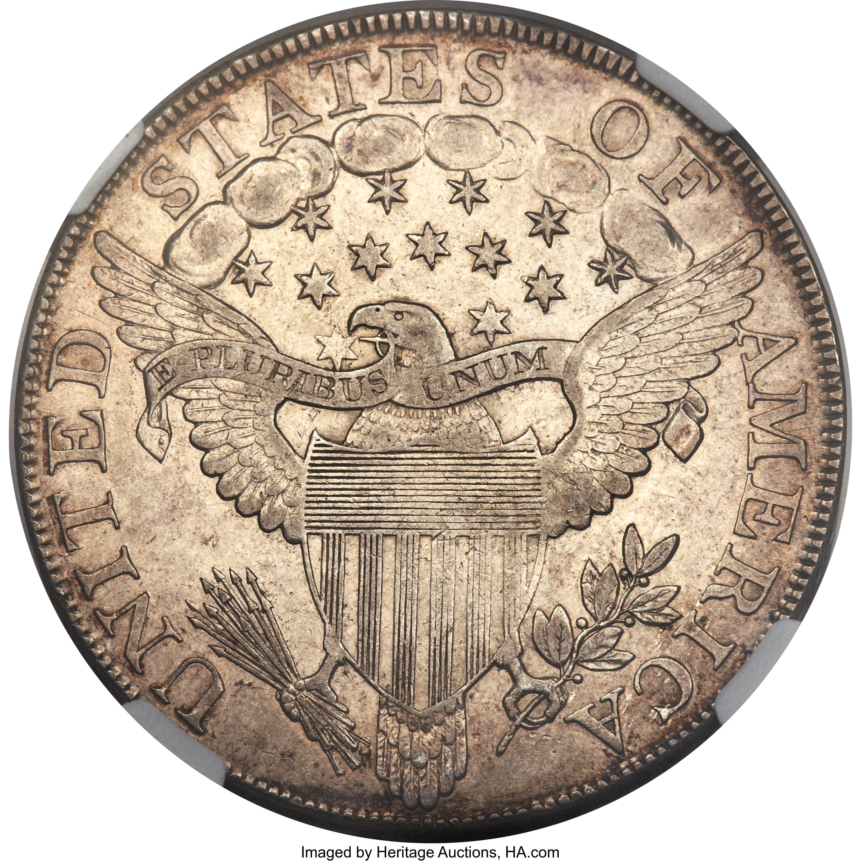 1800 $1  B-5, BB-189 AU58 CAC thumbnail 18