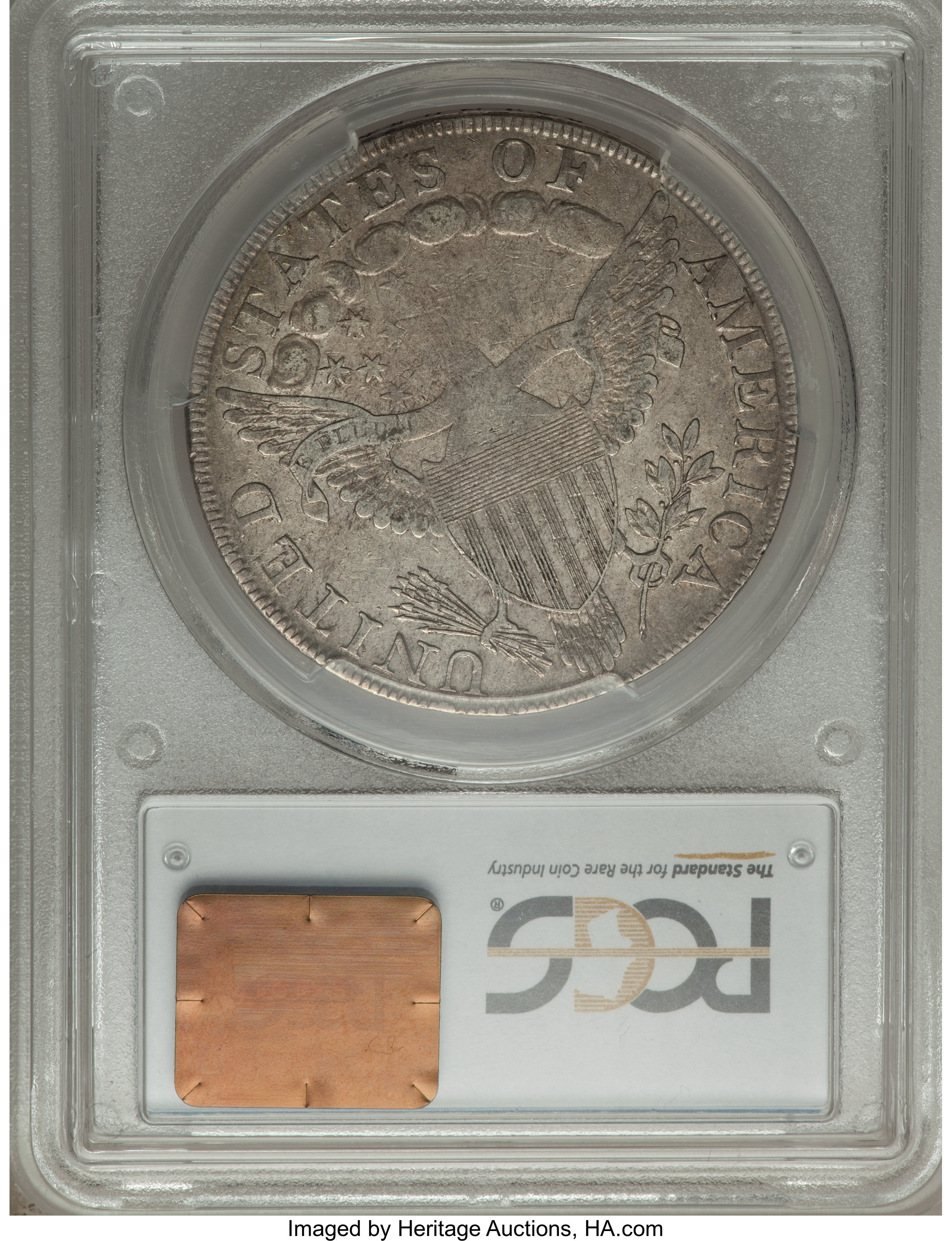 1798 $1  Large Eagle, Pointed 9, Wide Date, B-15, BB-112 VF20 CAC thumbnail 4