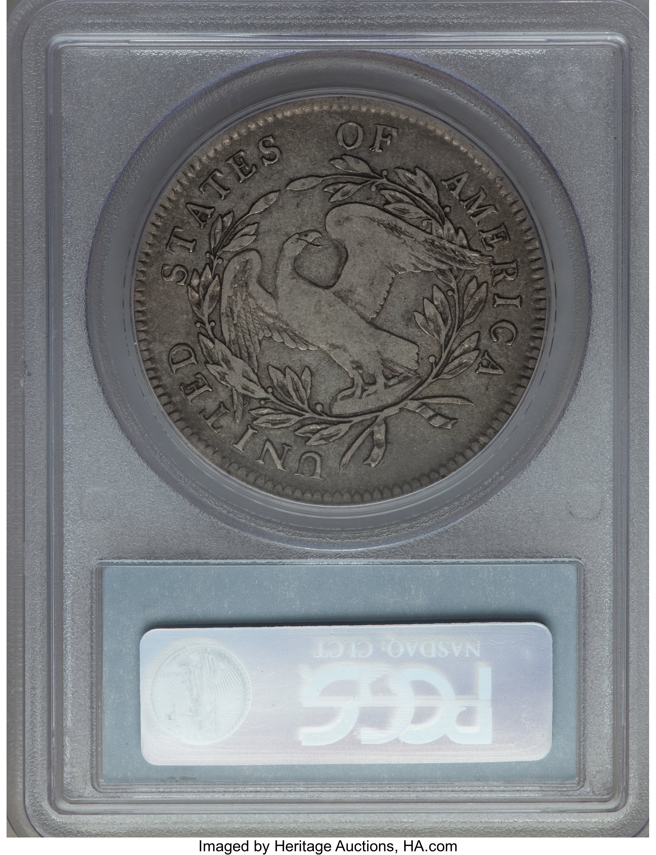 1795 $1  Flowing Hair, 3 Leaves, Missing Leaf, B-6, BB-25 MS thumbnail 14