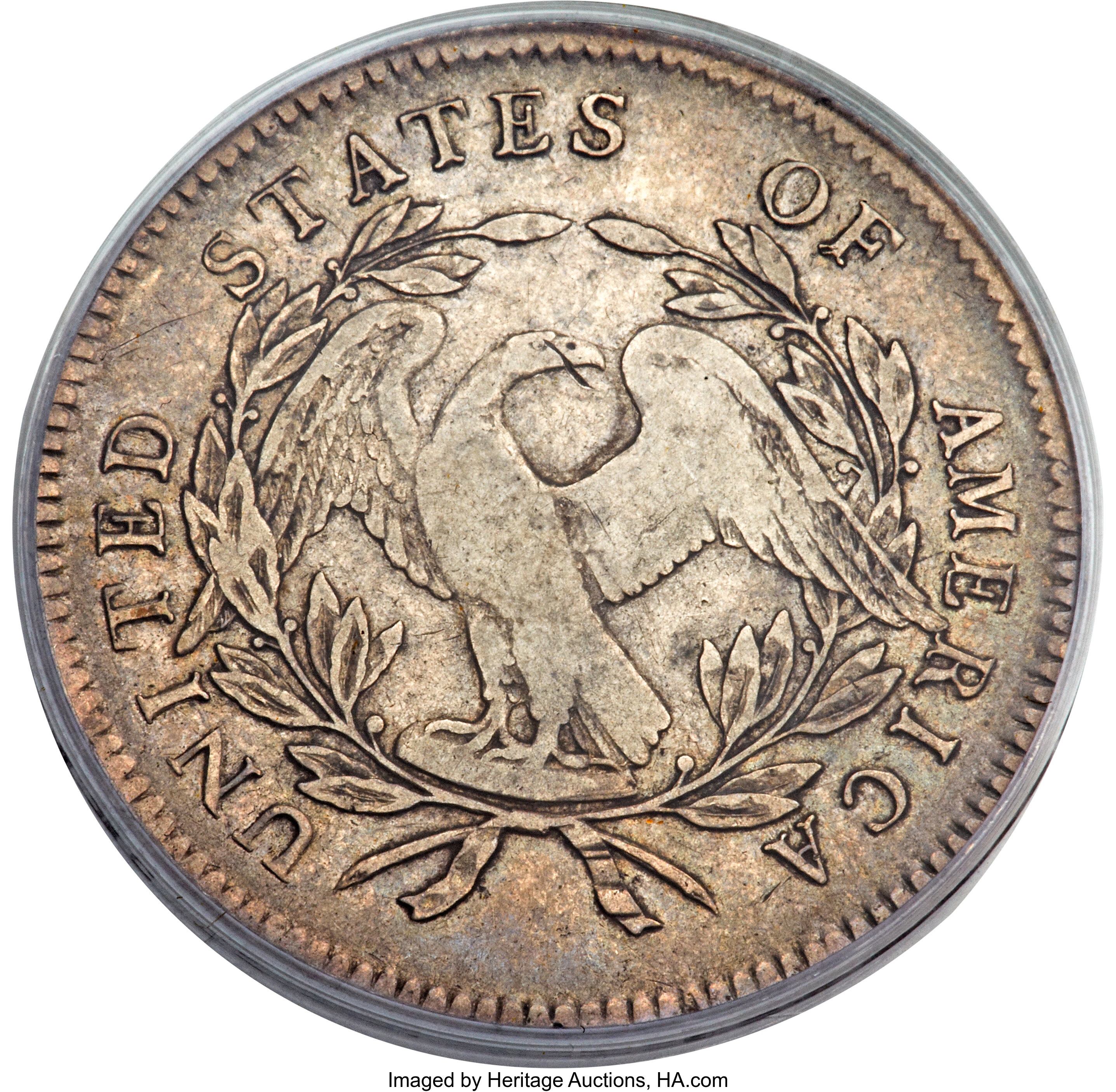 1795 $1  Flowing Hair, 3 Leaves, Missing Leaf, B-6, BB-25 MS thumbnail 13