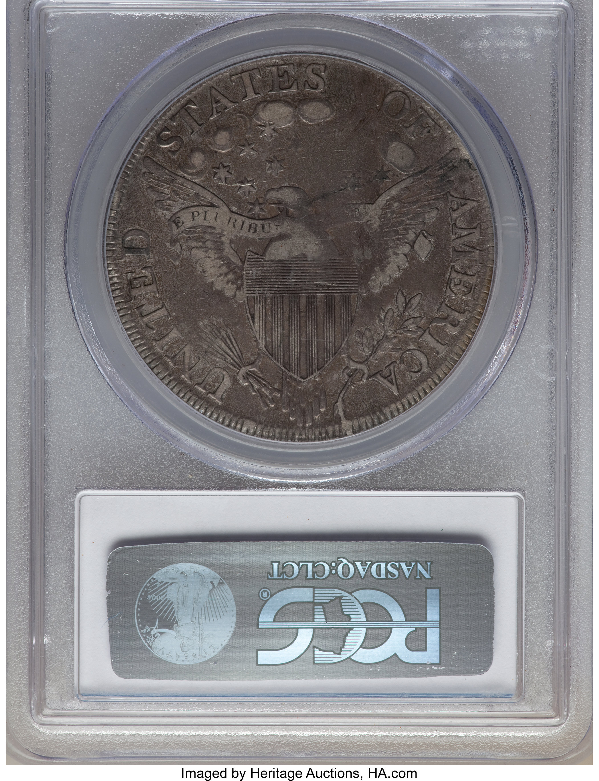 1798 $1  Large Eagle, Pointed 9, 5 Berries, B-24, BB-124 MS thumbnail 14