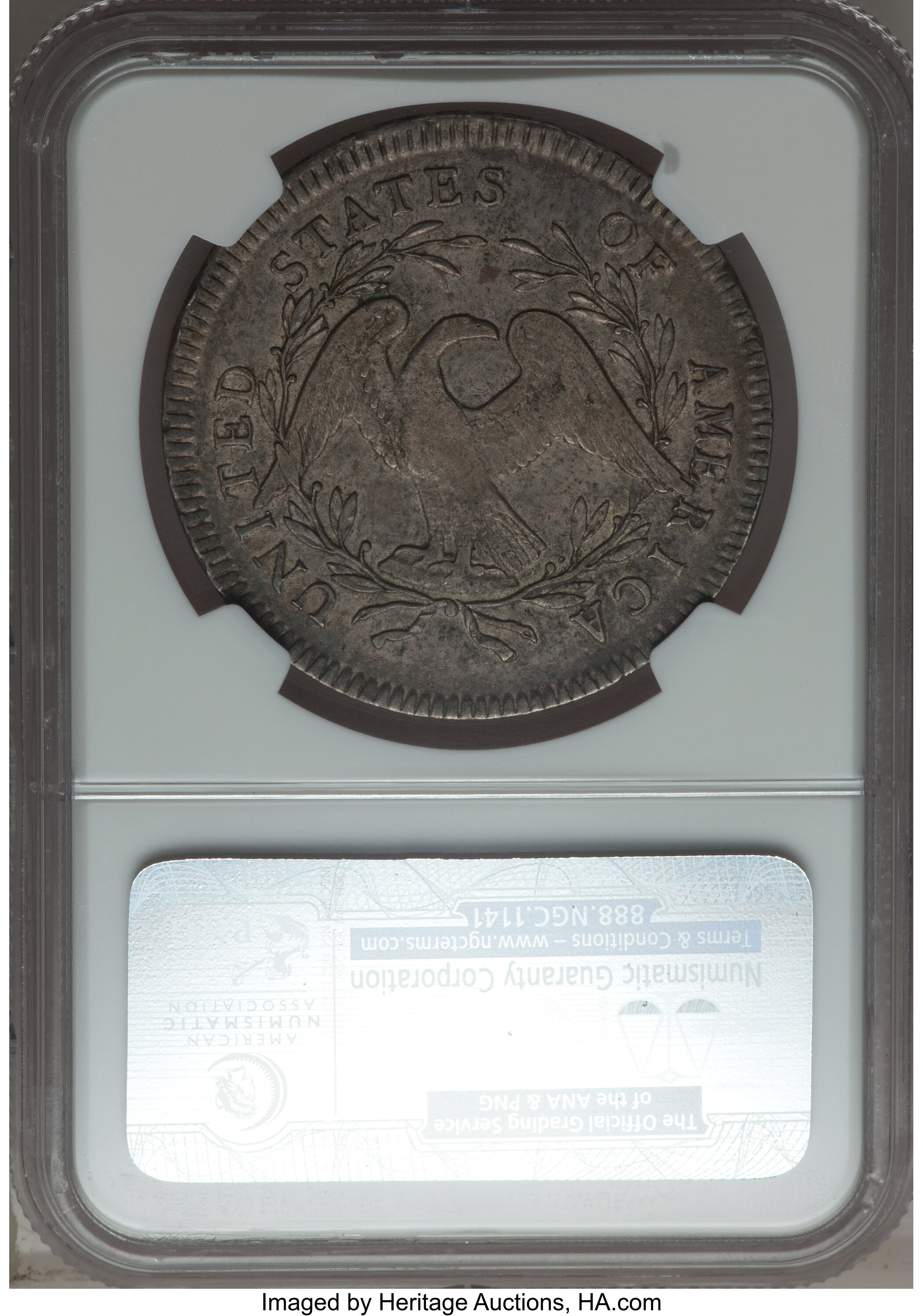 1795 $1  Flowing Hair, 2 Leaves, B-3, BB-11 P1 thumbnail 16