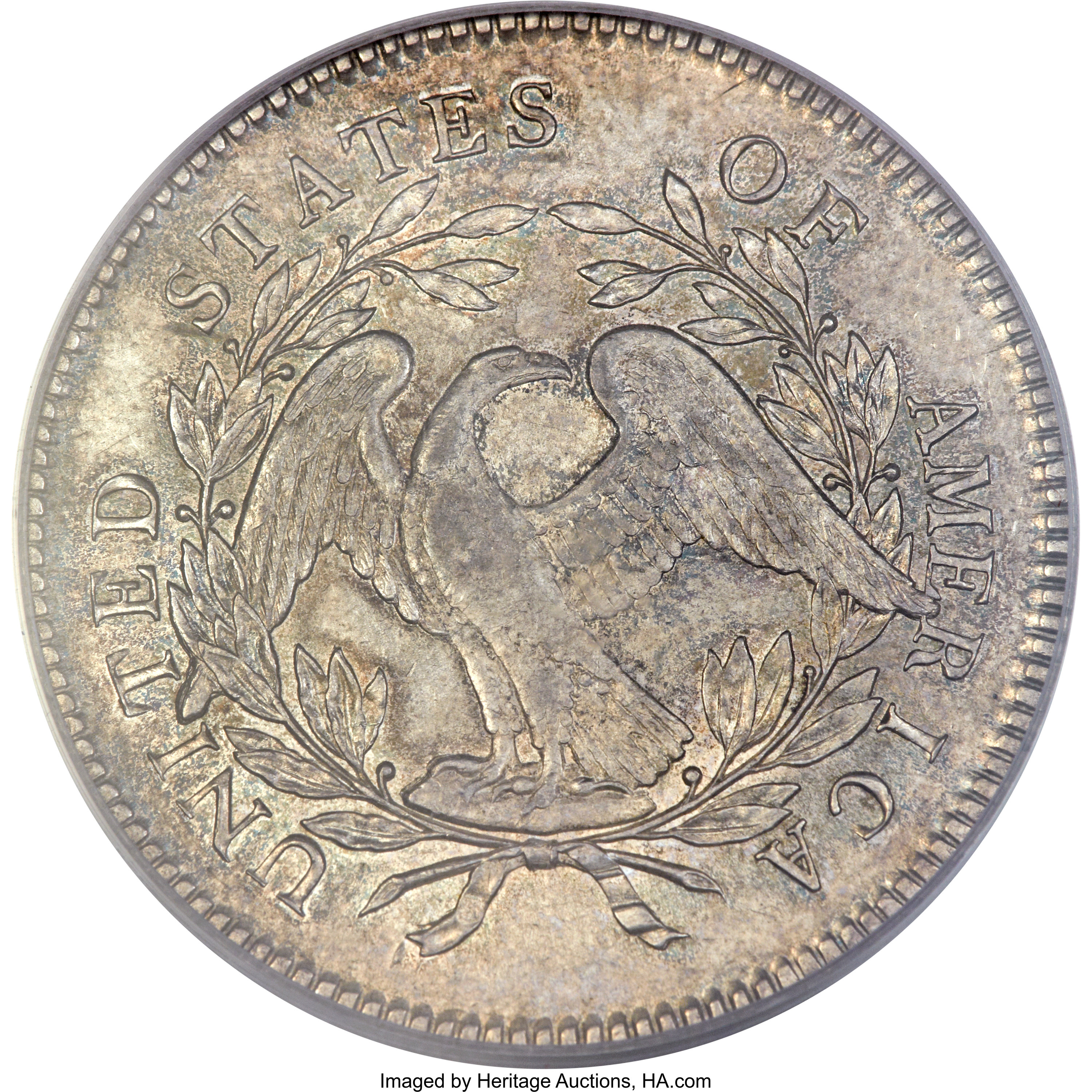 1795 $1  Flowing Hair, 3 Leaves, B-7, BB-18 MS63 CAC thumbnail 20