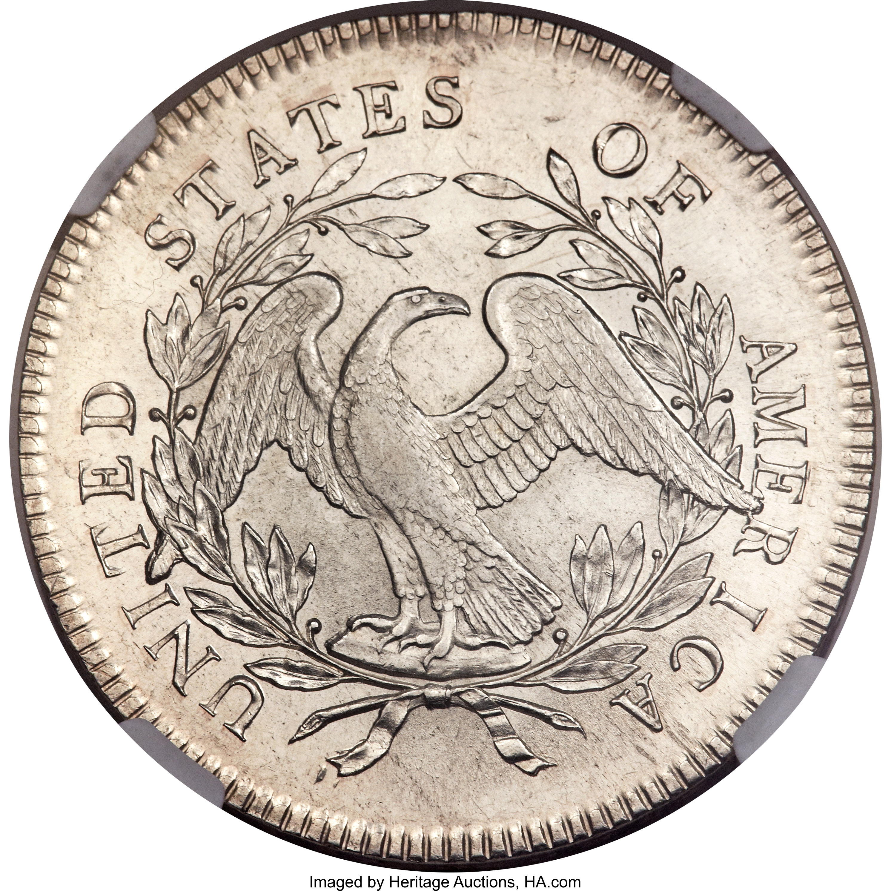 1795 $1  Flowing Hair, 3 Leaves, B-7, BB-18 MS63 CAC thumbnail 15