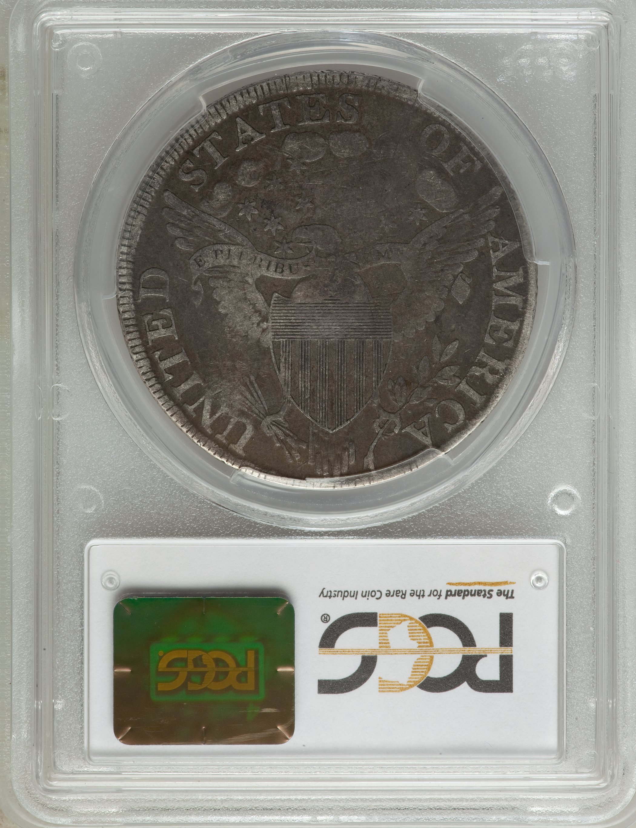 1798 $1  Large Eagle, Pointed 9, 5 Berries, B-24, BB-124 F12 CAC thumbnail 6