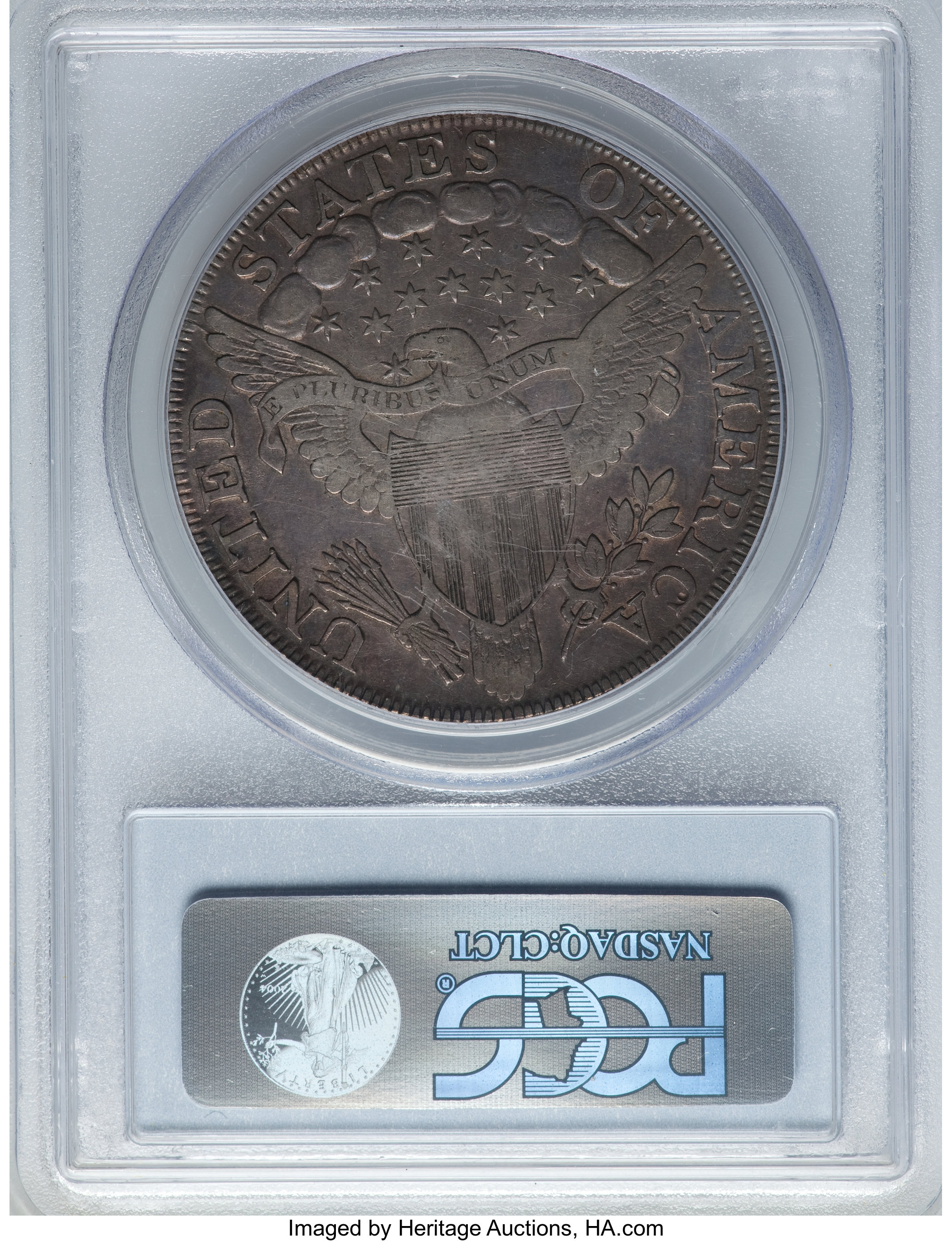 1801 $1  B-2, BB-212 VG10 CAC thumbnail 2