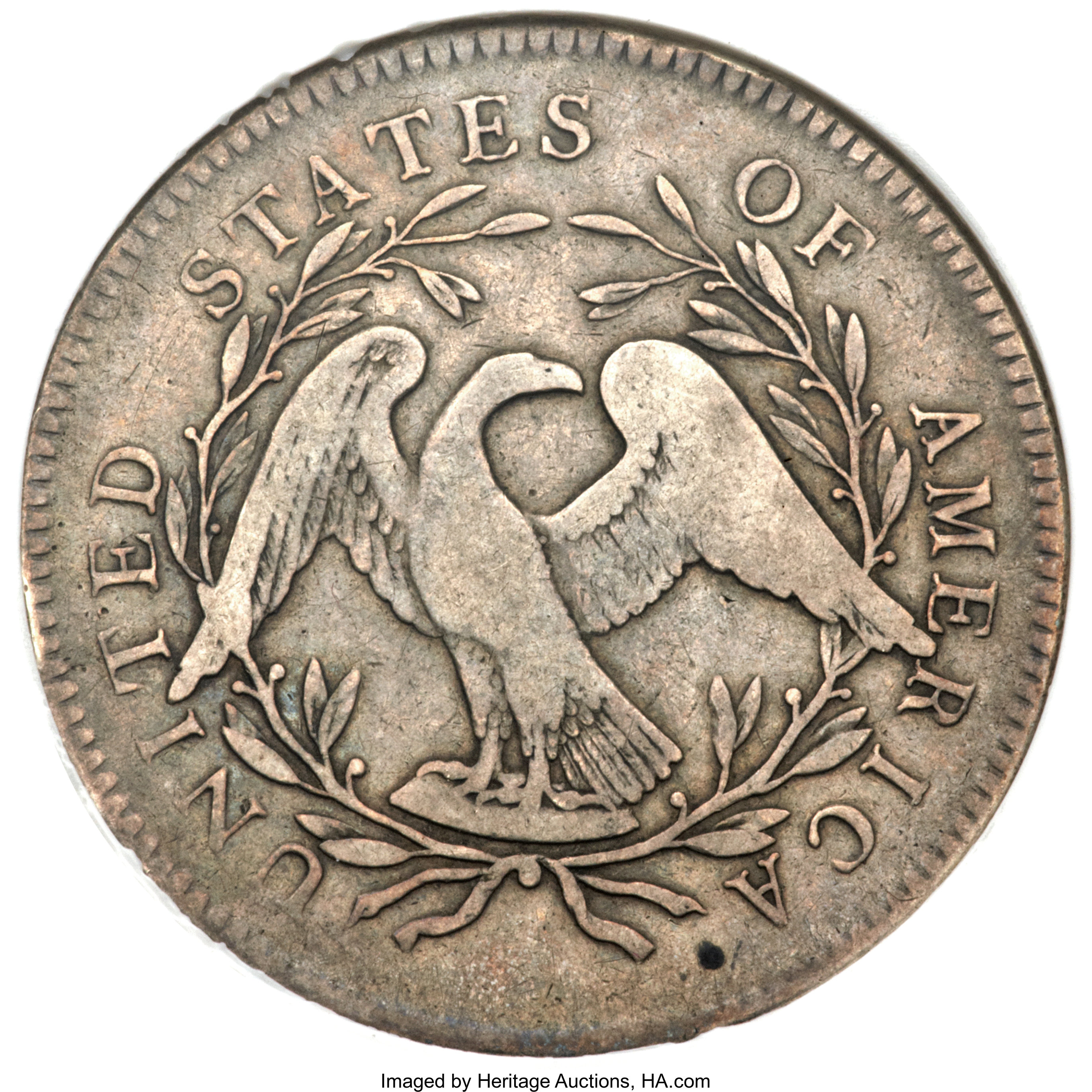 1795 $1  Flowing Hair, 2 Leaves, B-9, BB-13 P1 thumbnail 21