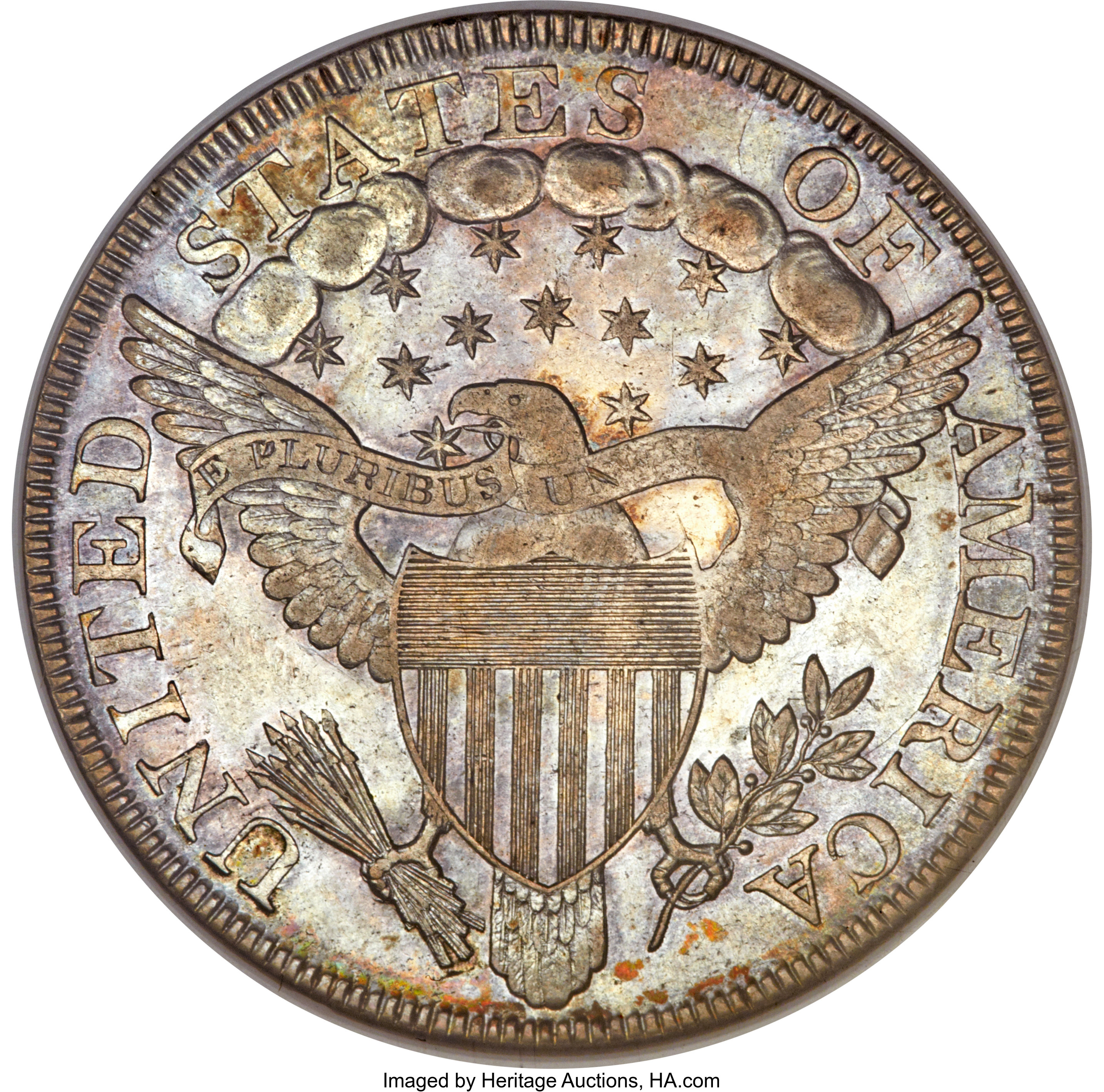 1799 $1  7x6 Stars, B-6, BB-162 MS64 thumbnail 4