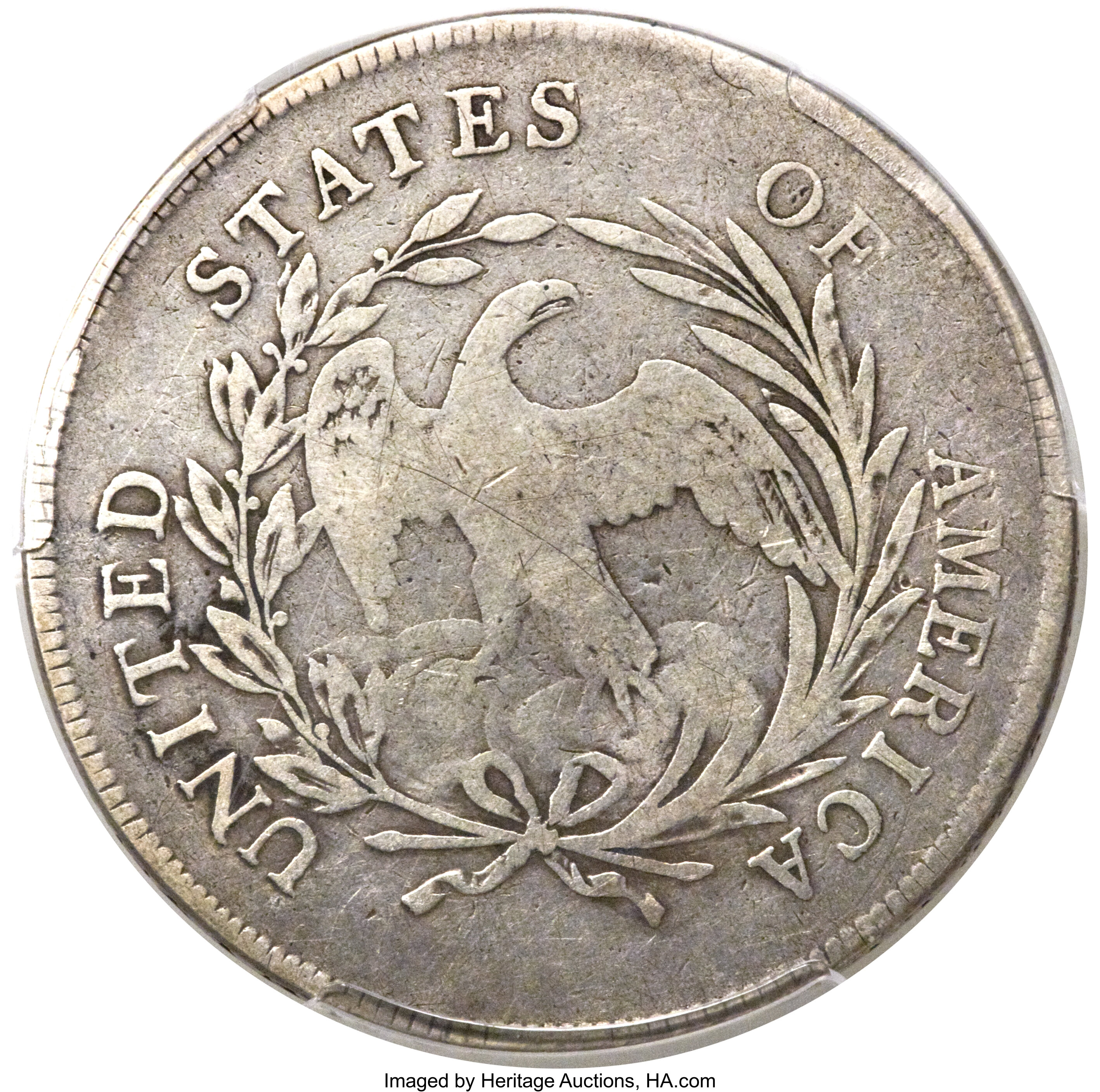 1796 $1  Small Date, Small Letters, B-1, BB-66 AG3 thumbnail 3