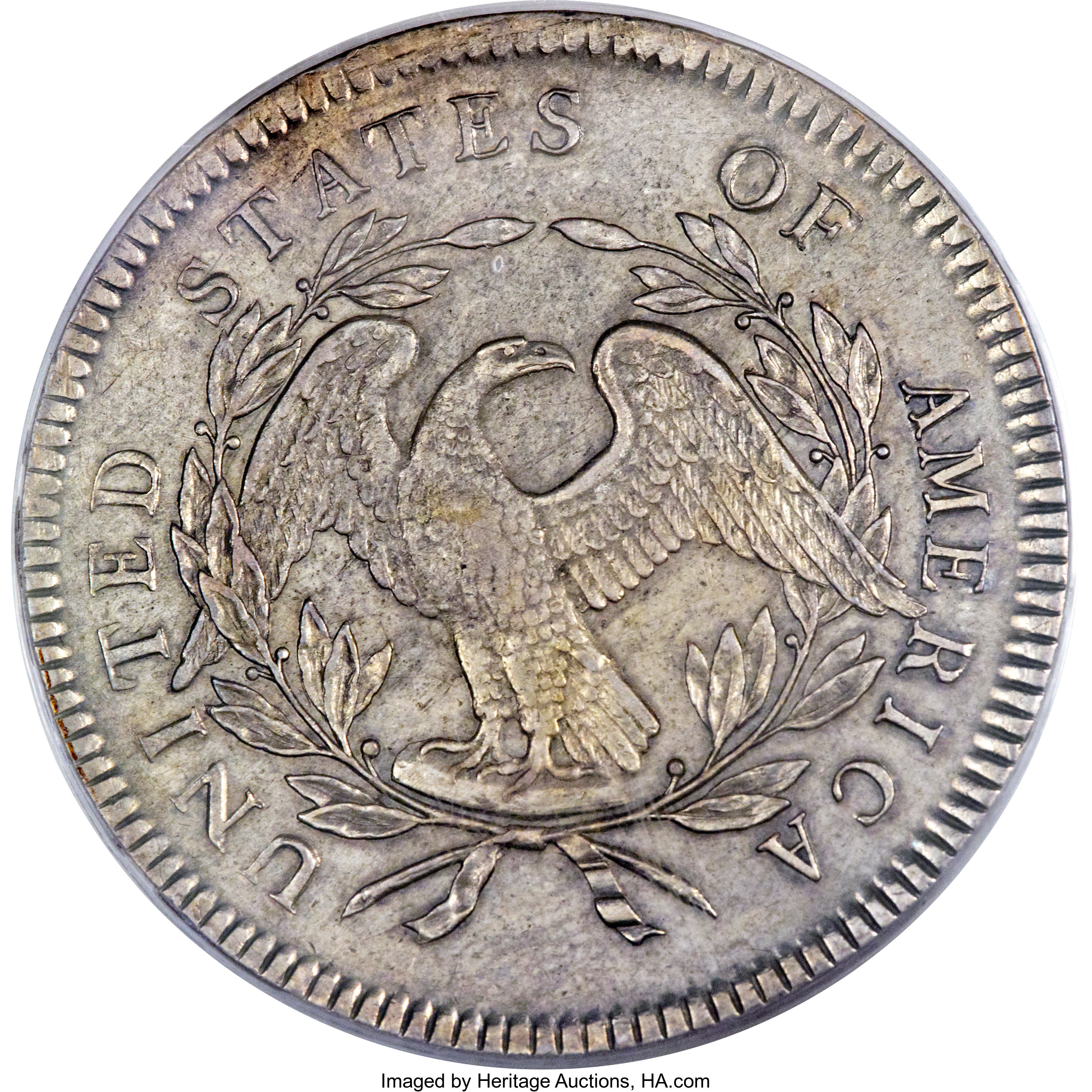 1795 $1  Flowing Hair, 3 Leaves, B-12, BB-26 MS63 CAC thumbnail 5