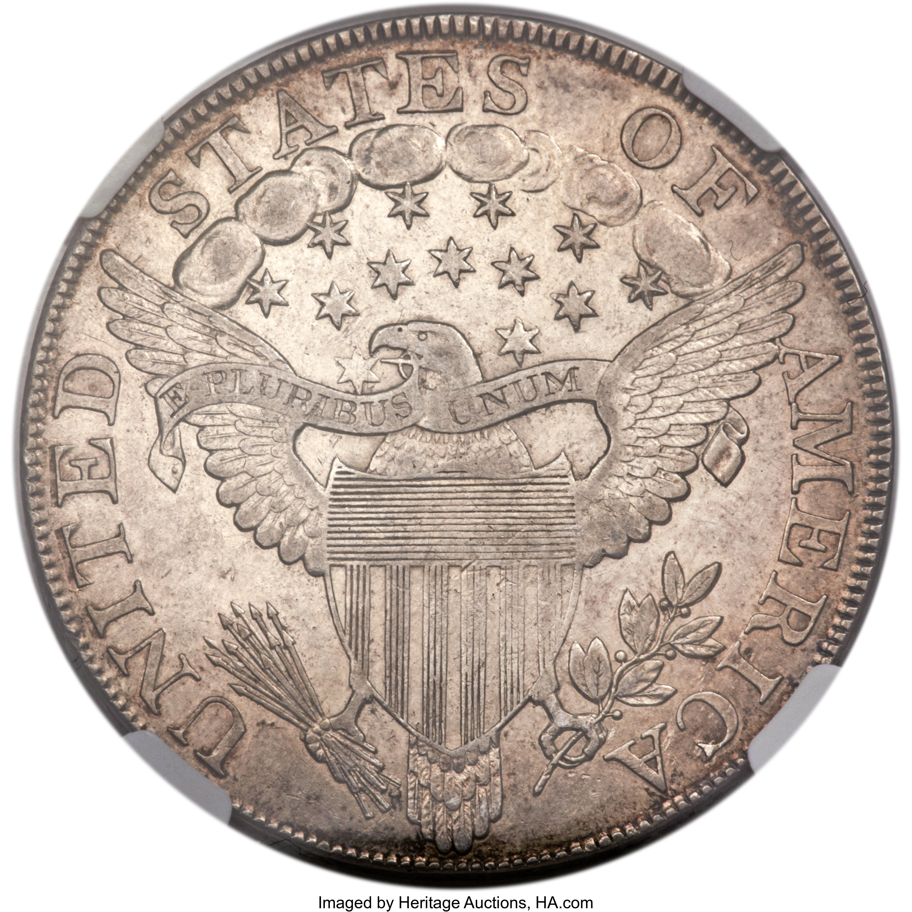 1800 $1  B-5, BB-189 AU58 CAC thumbnail 14