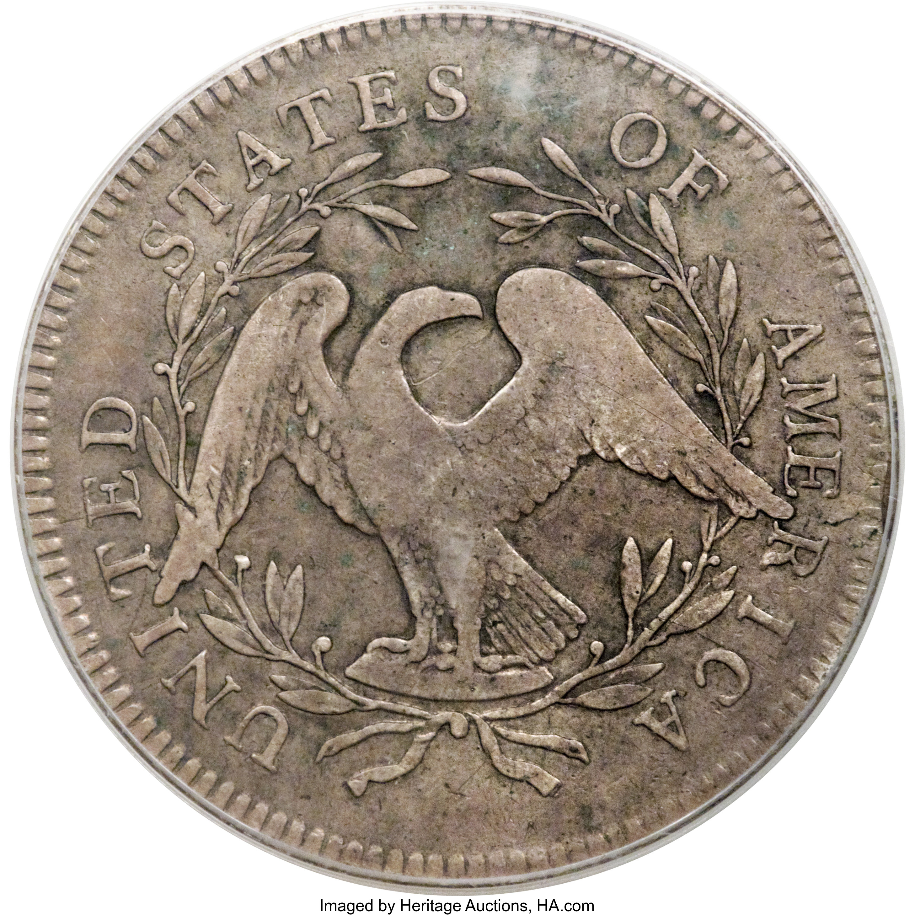 1795 $1  Flowing Hair, 2 Leaves, B-3, BB-11 P1 thumbnail 7