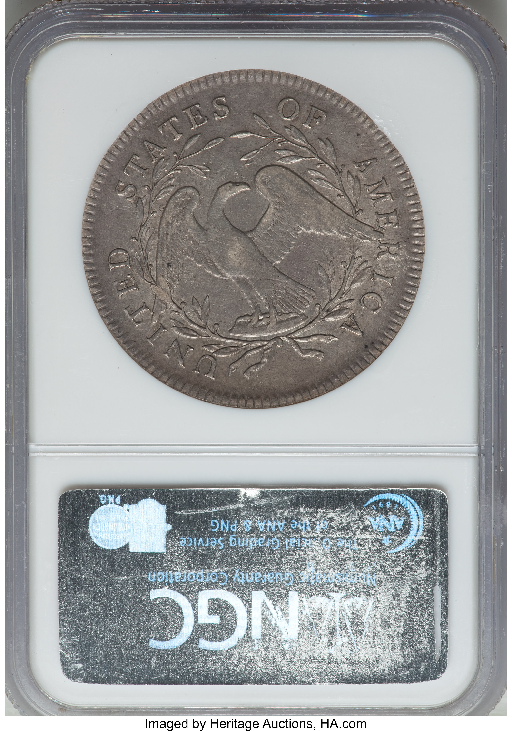 1795 $1  Flowing Hair, 2 Leaves, B-4, BB-14 MS64 thumbnail 25