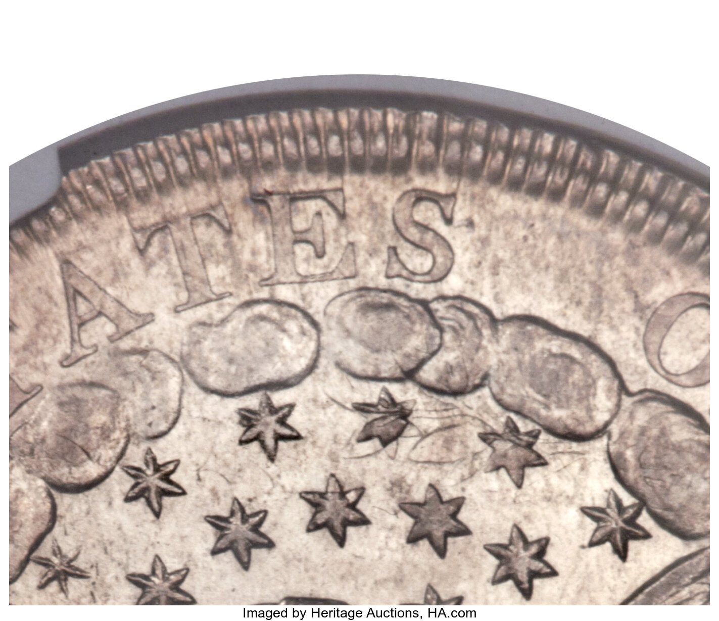 1799 $1  7x6 Stars, B-12, BB-160 MS65 CAC thumbnail 4