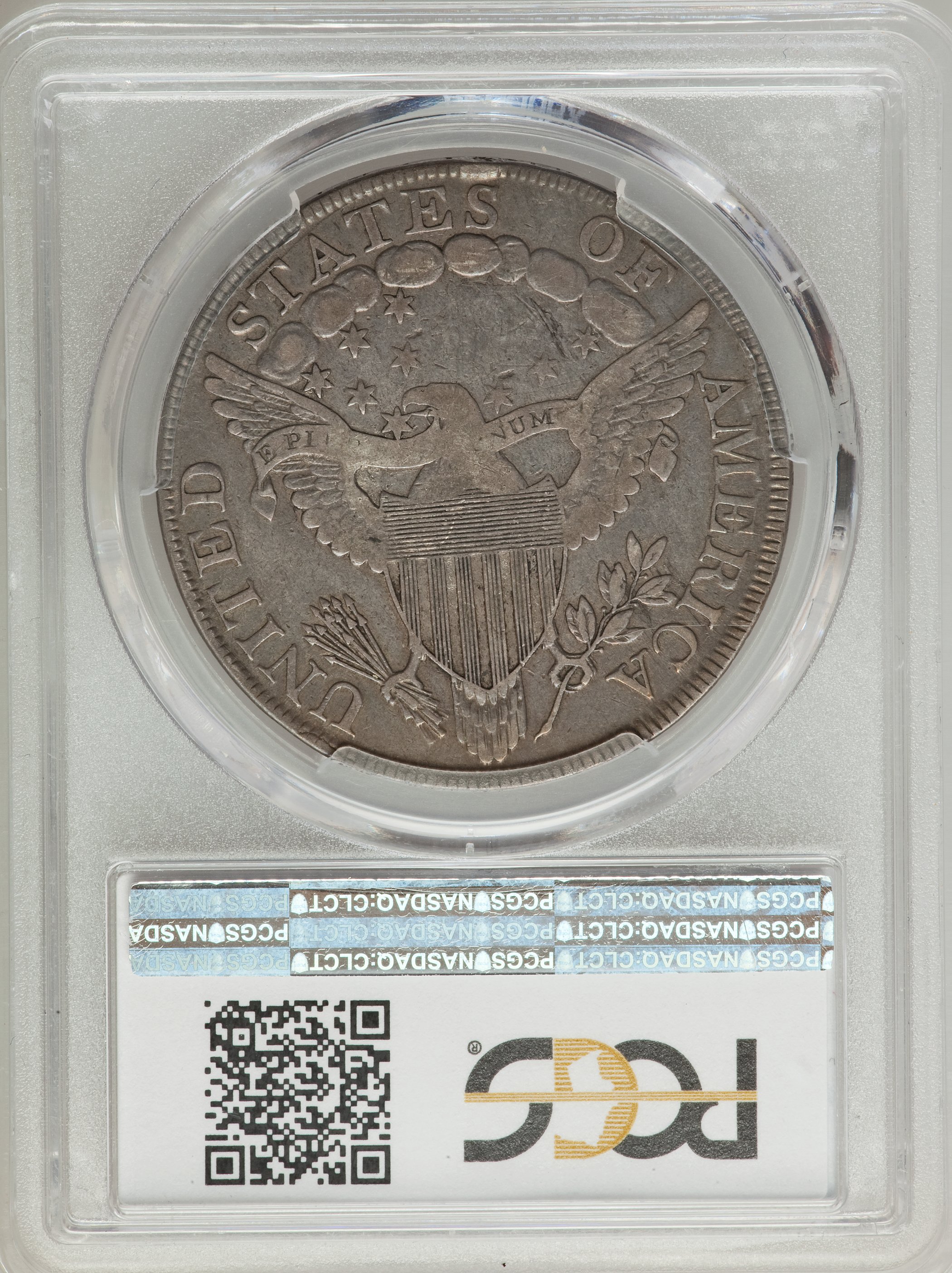 1798 $1  Large Eagle, Pointed 9, Wide Date, B-12, BB-120 VG10 CAC thumbnail 23