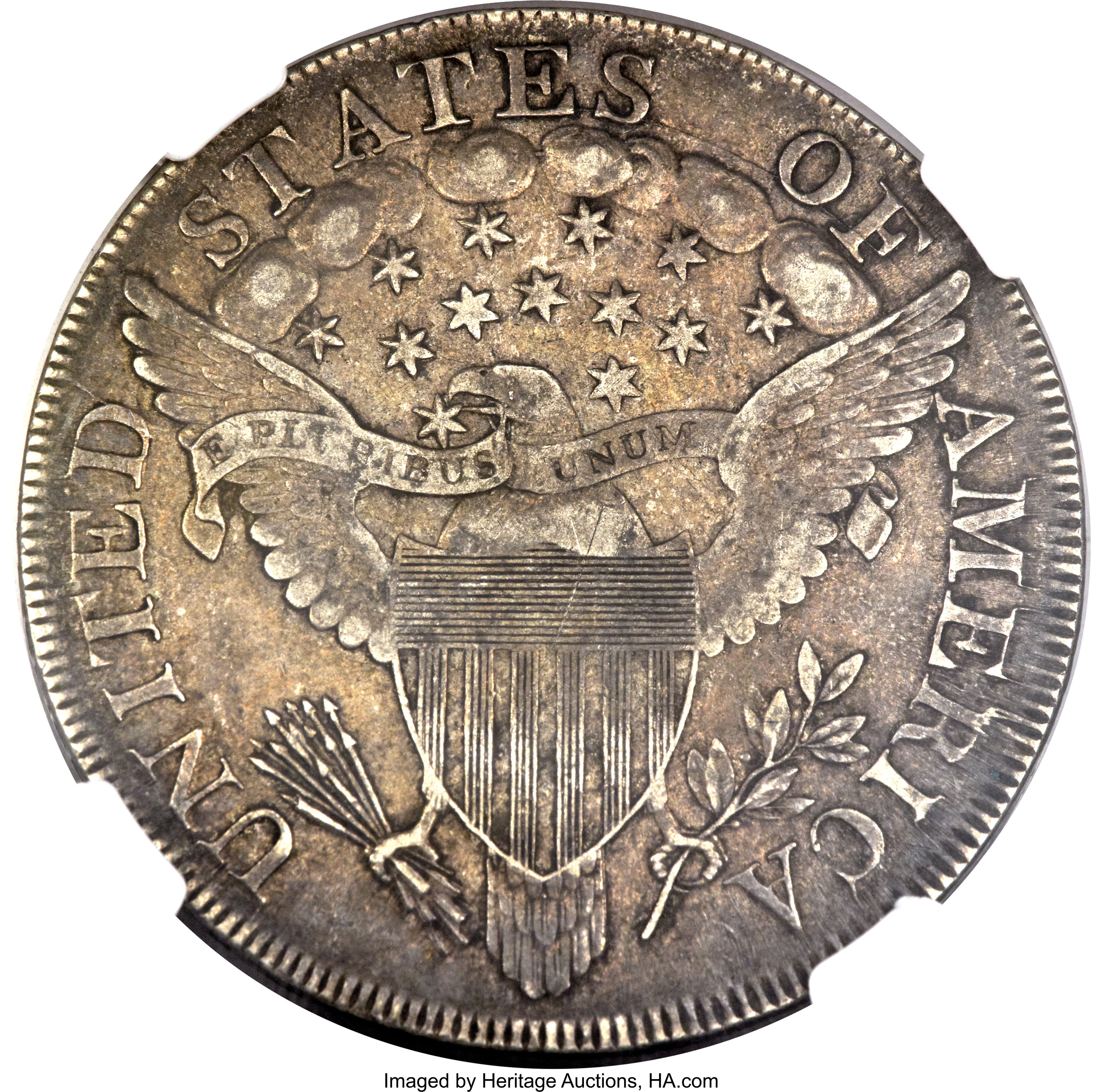 1799/8 $1  13 Stars Reverse, B-2, BB-143 XF40 thumbnail 3