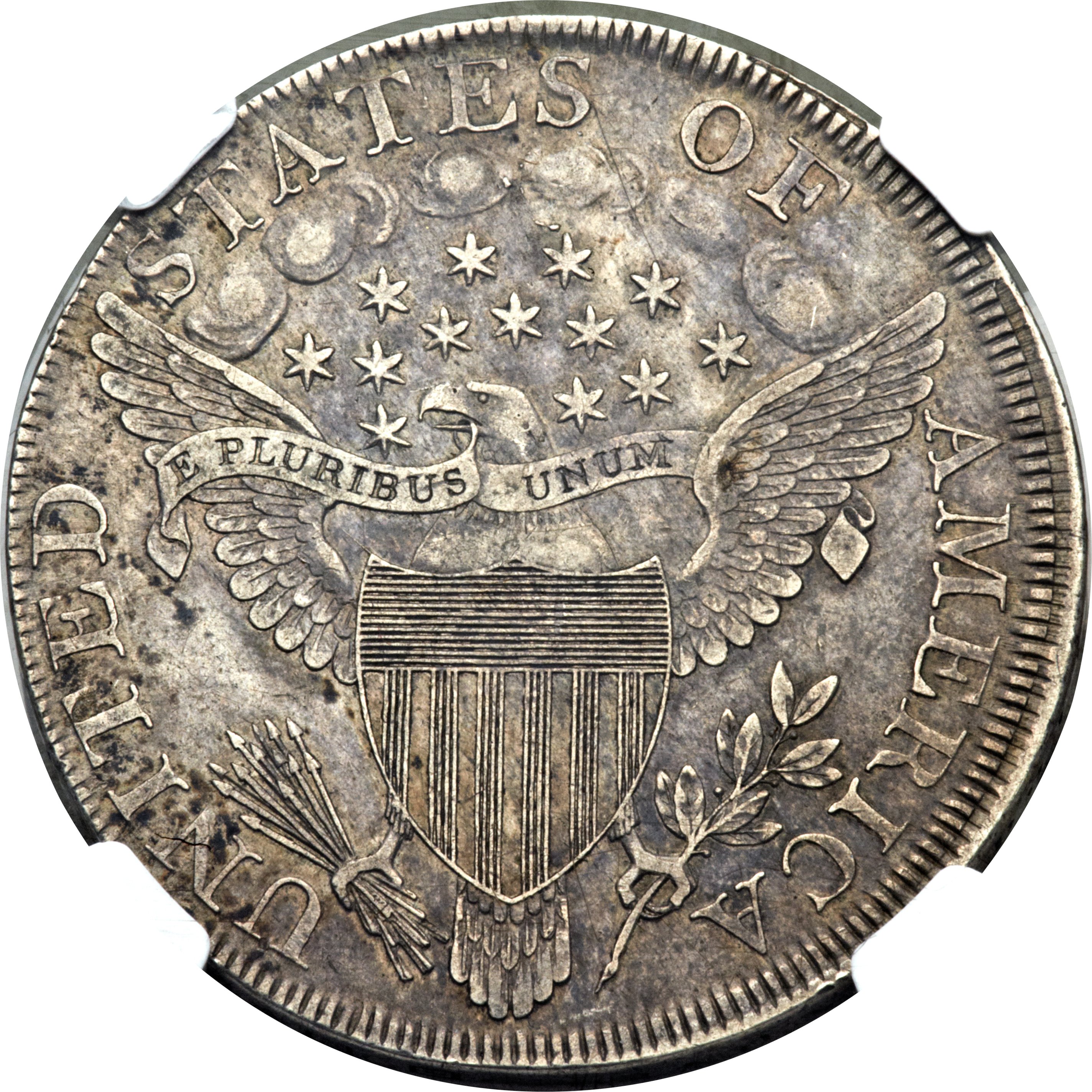 1798 $1  Large Eagle, Pointed 9, Wide Date, B-19, BB-106 VG10 thumbnail 26