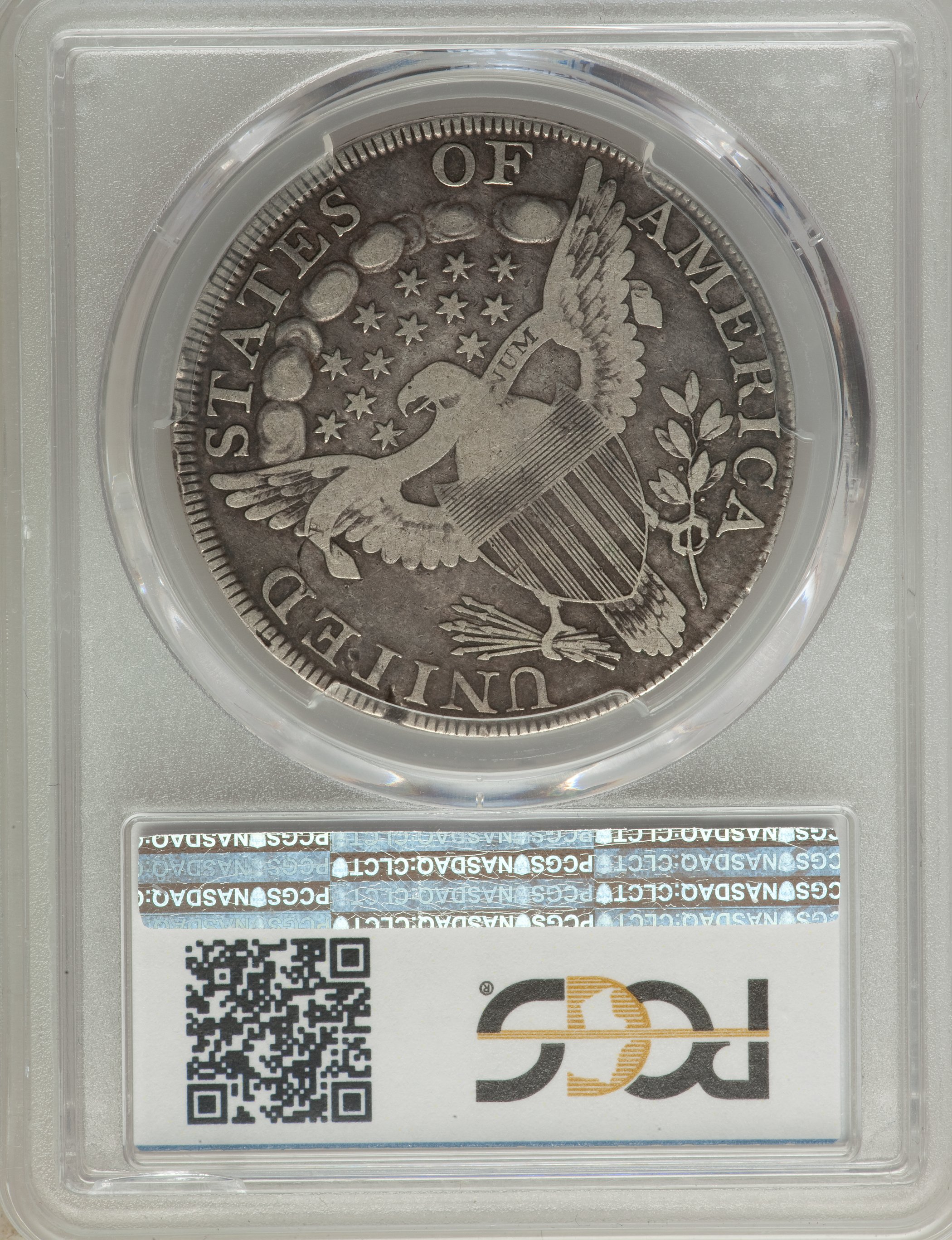 1798 $1  Large Eagle, Pointed 9, 10 Arrows, B-21, BB-107 VG10 thumbnail 4