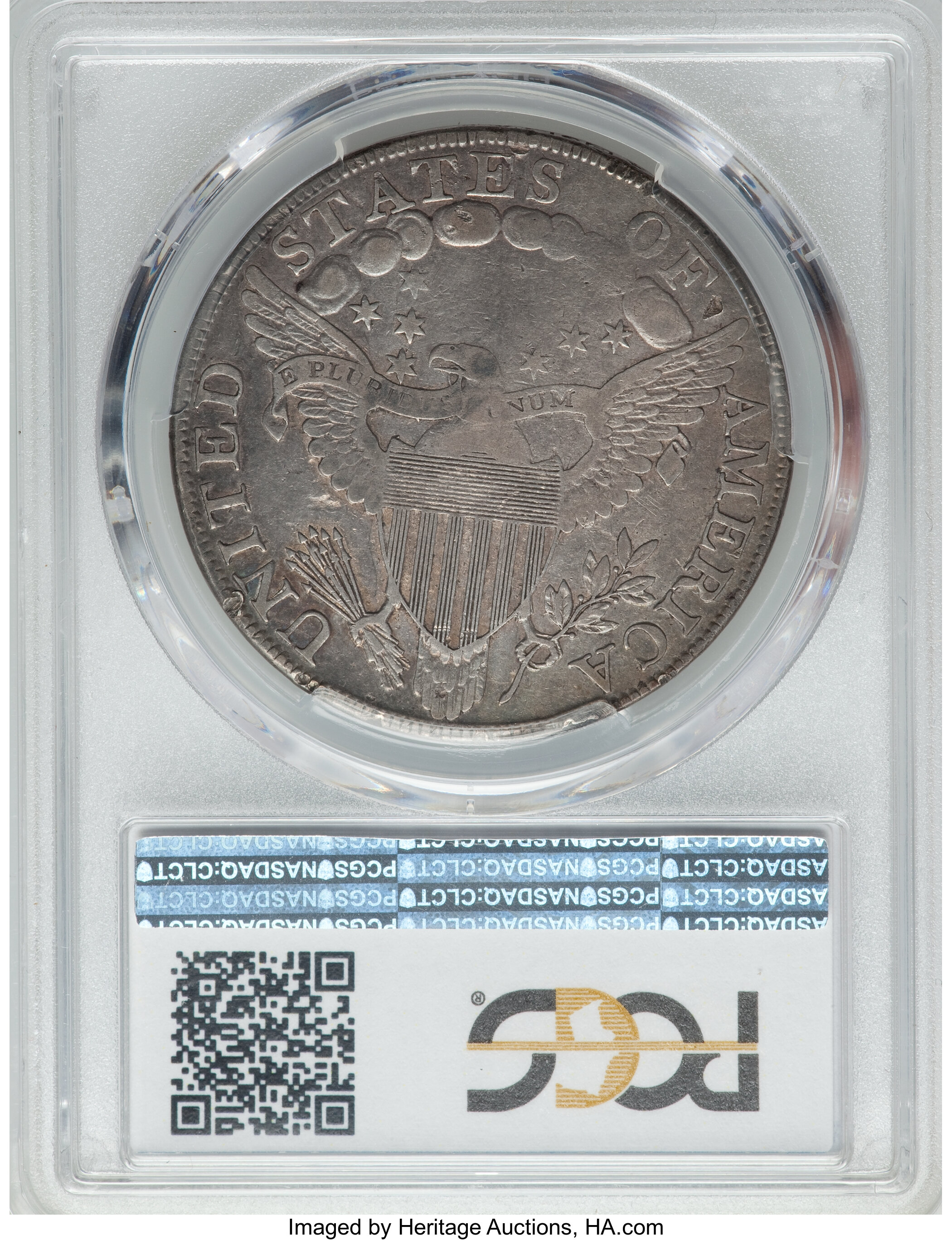 1798 $1  Large Eagle, Pointed 9, Close Date, B-28, BB-118 VF30 thumbnail 4