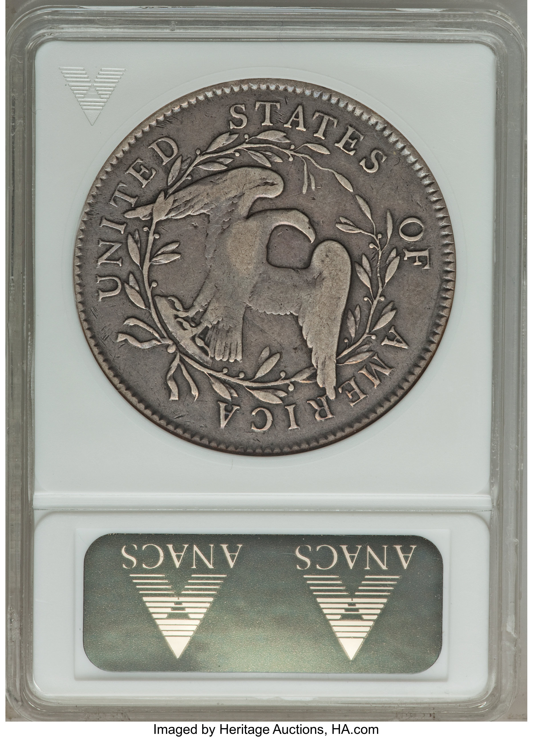 1795 $1  Flowing Hair, 2 Leaves, B-2, BB-20 P1 thumbnail 13