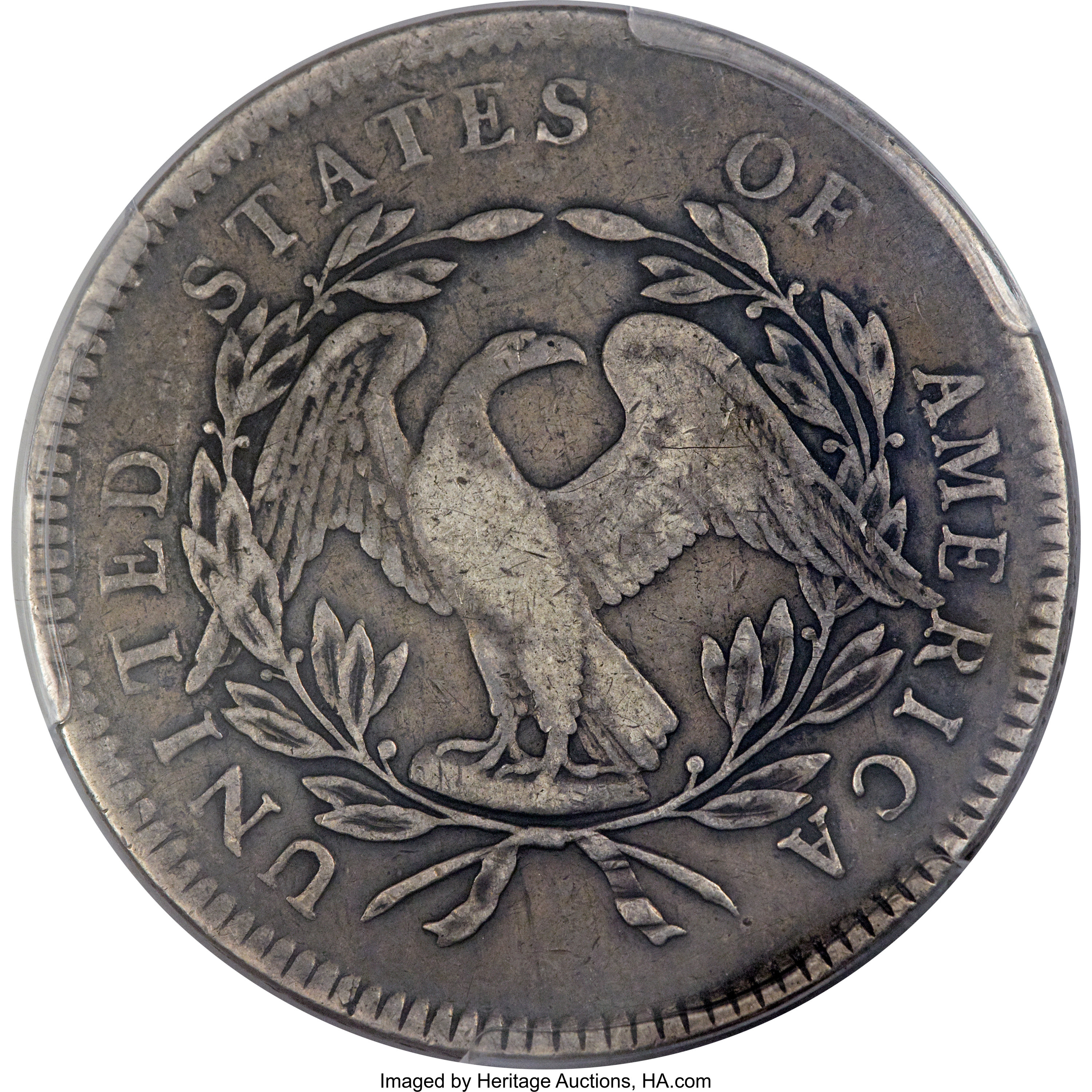 1795 $1  Flowing Hair, 3 Leaves, B-12, BB-26 P1 thumbnail 8