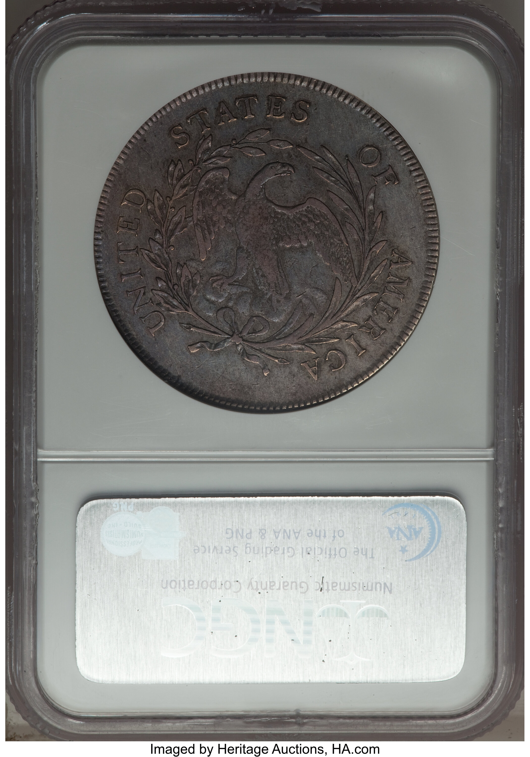 1796 $1  Small Date, Small Letters, B-1, BB-66 AU50 thumbnail 15