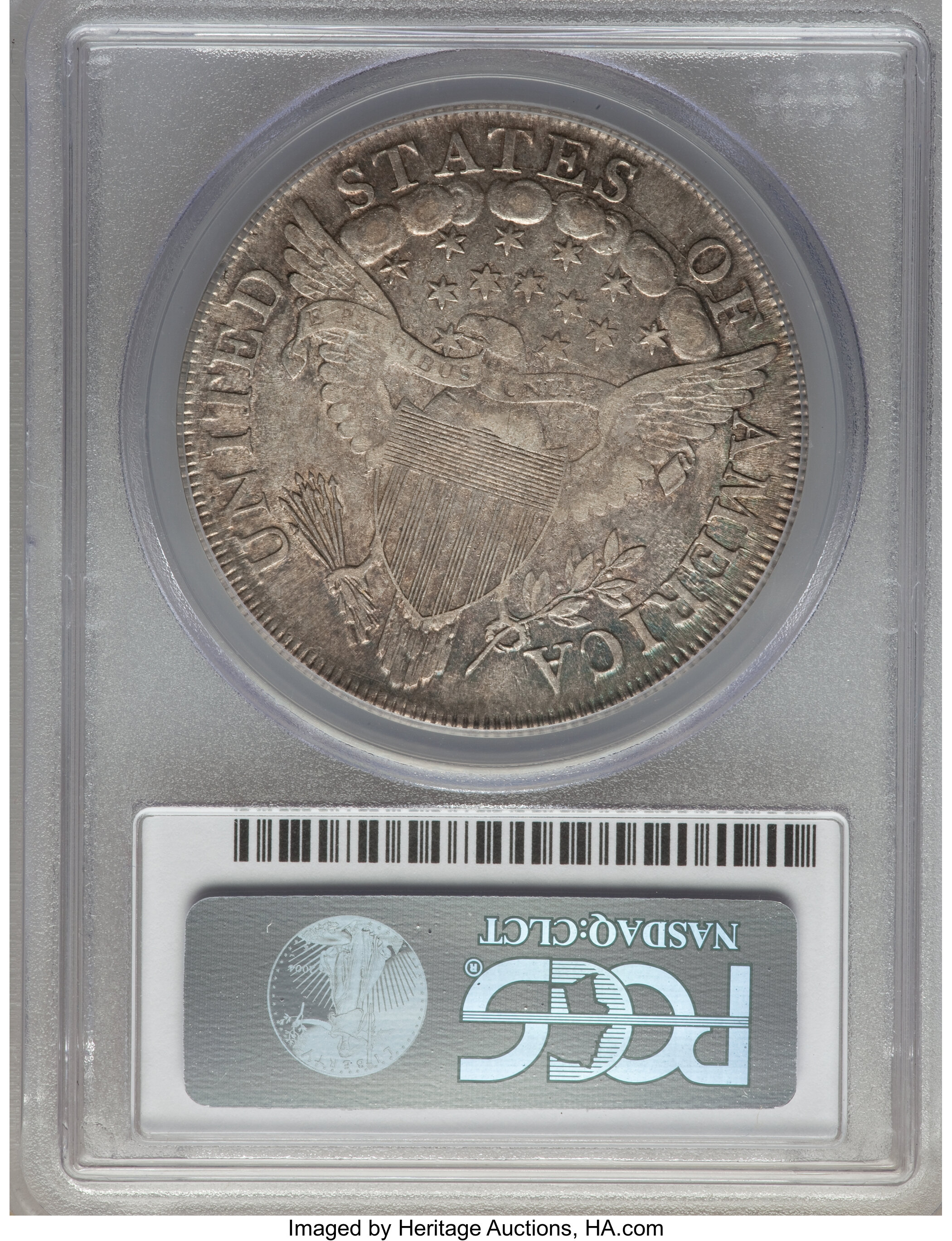 1799/8 $1  13 Stars Reverse, B-2, BB-143 AU50 thumbnail 7