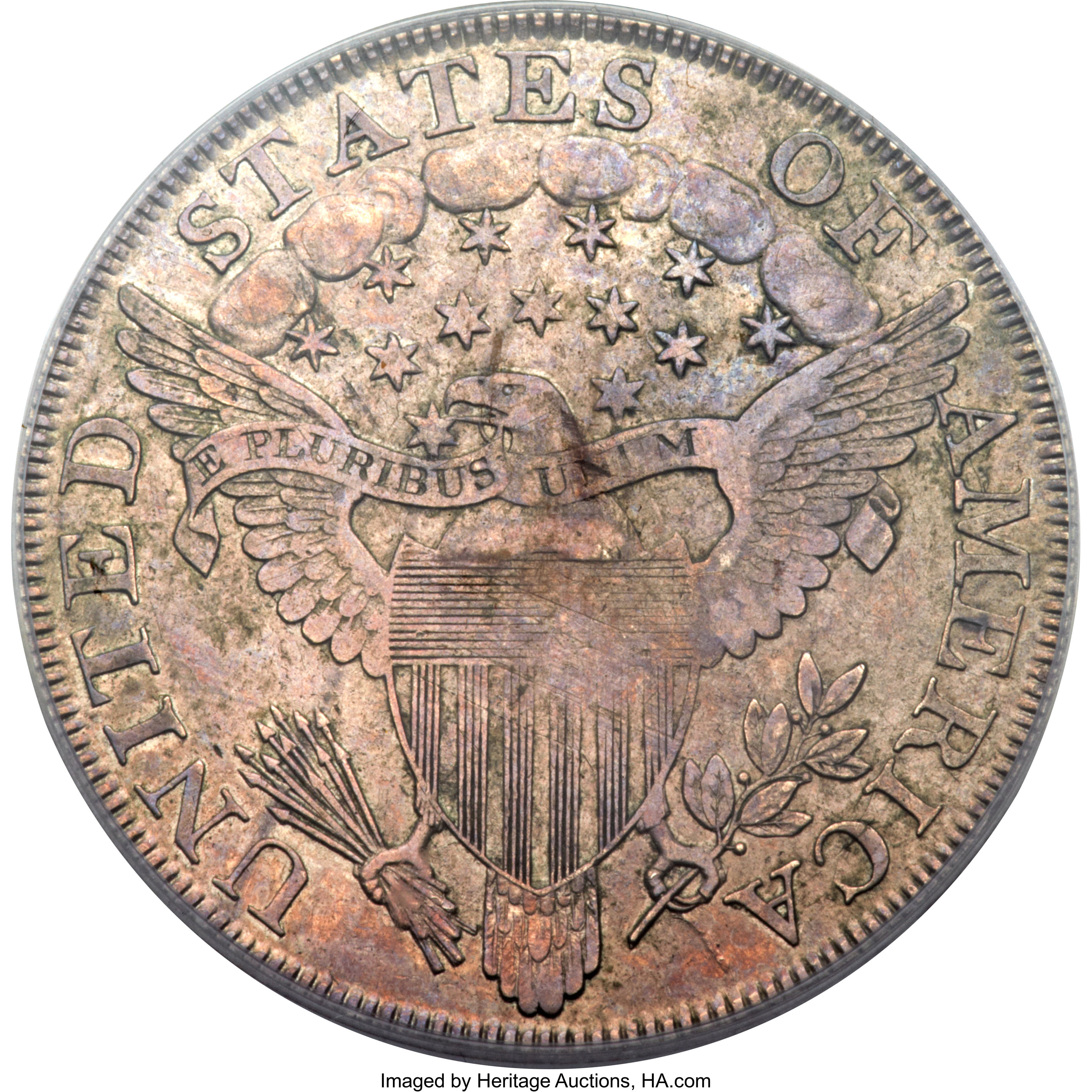 1800 $1  Wide Date, Low 8, AMERICAI, B-11, BB-191 VG10 CAC thumbnail 26