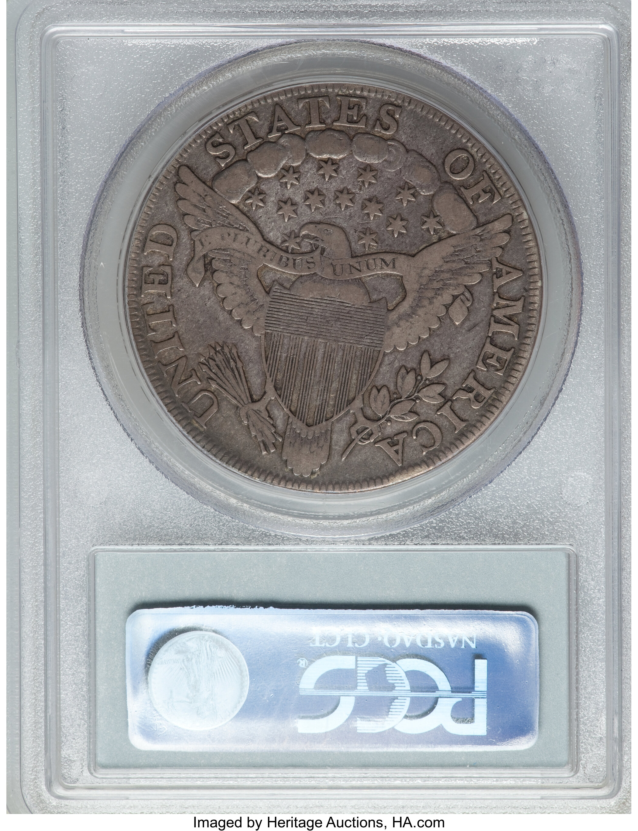 1802/1 $1  Narrow Date, B-4, BB-232 VG10 thumbnail 6