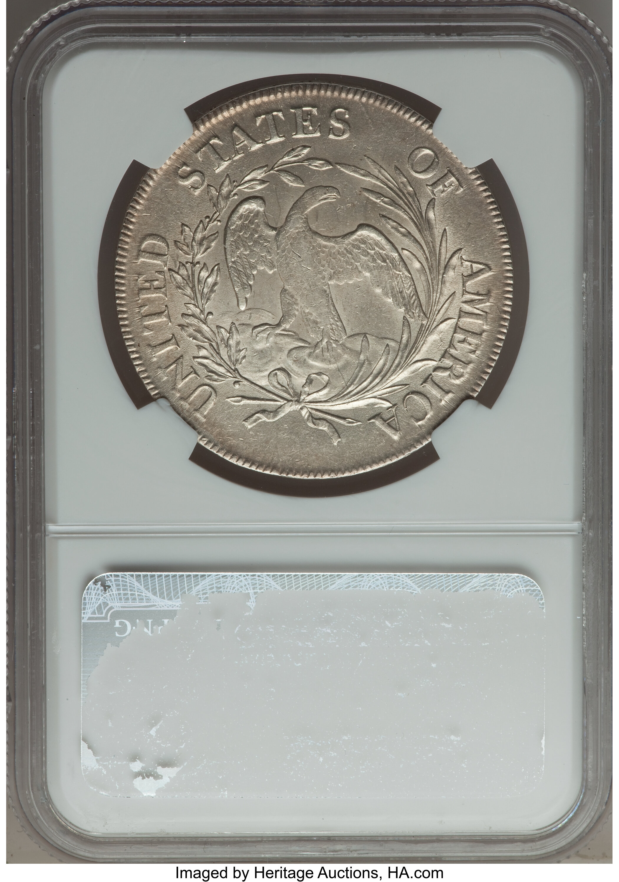 1797 $1  10x6 Stars, Large Letters MS60 thumbnail 2