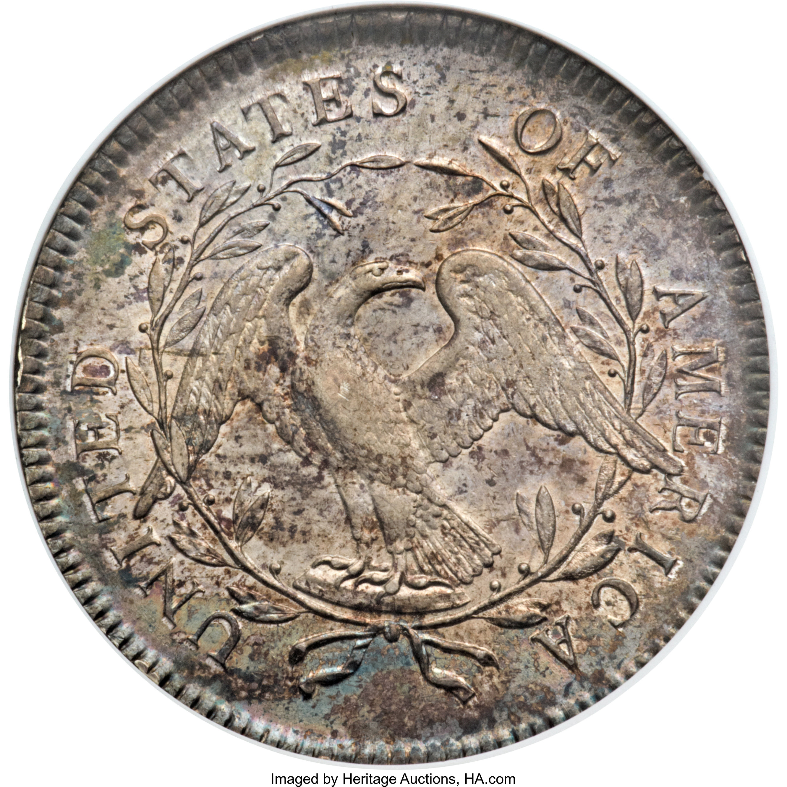 1795 $1  Flowing Hair, 2 Leaves, B-2, BB-20 MS66 thumbnail 6