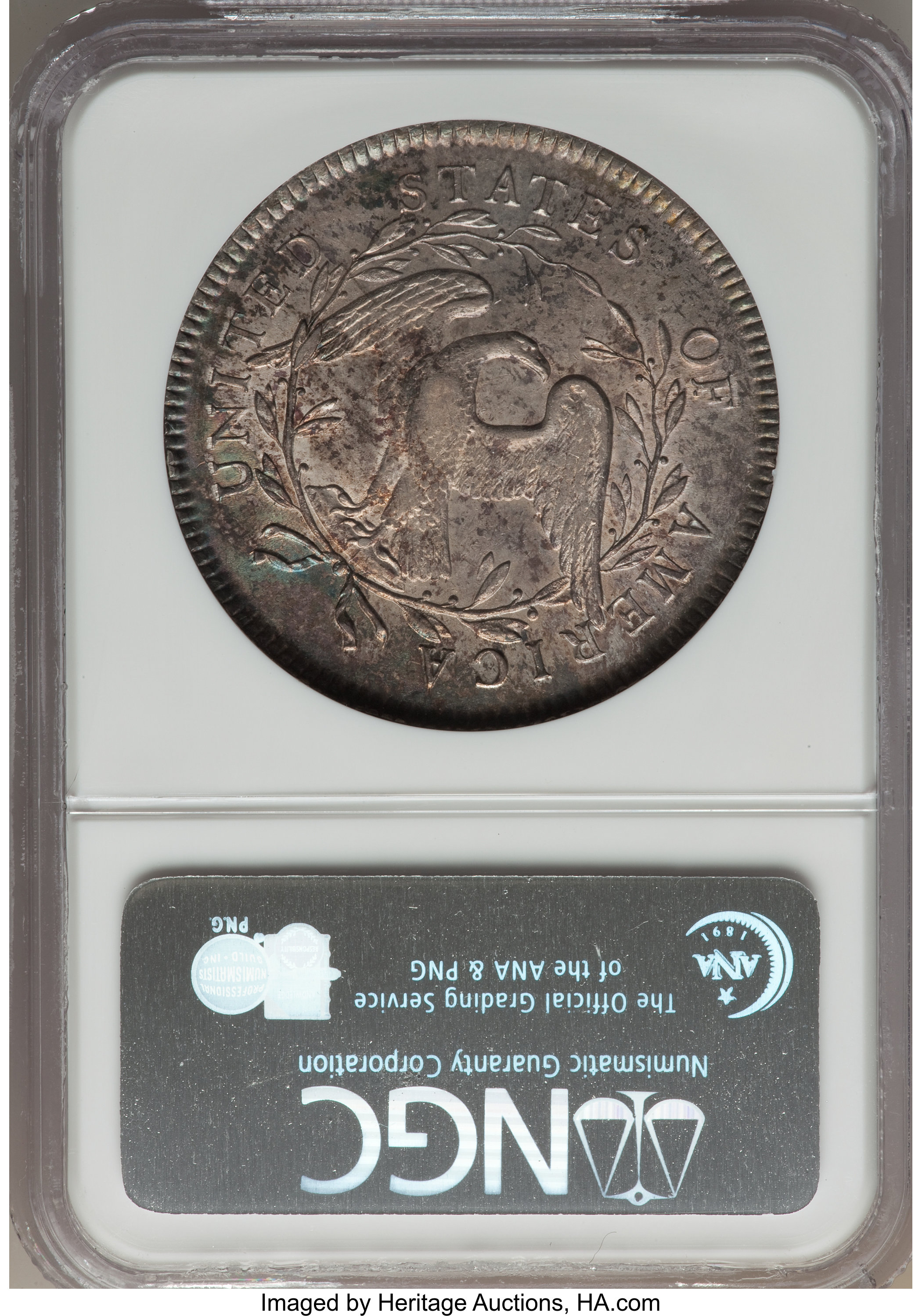 1795 $1  Flowing Hair, 2 Leaves, B-2, BB-20 MS66 thumbnail 8