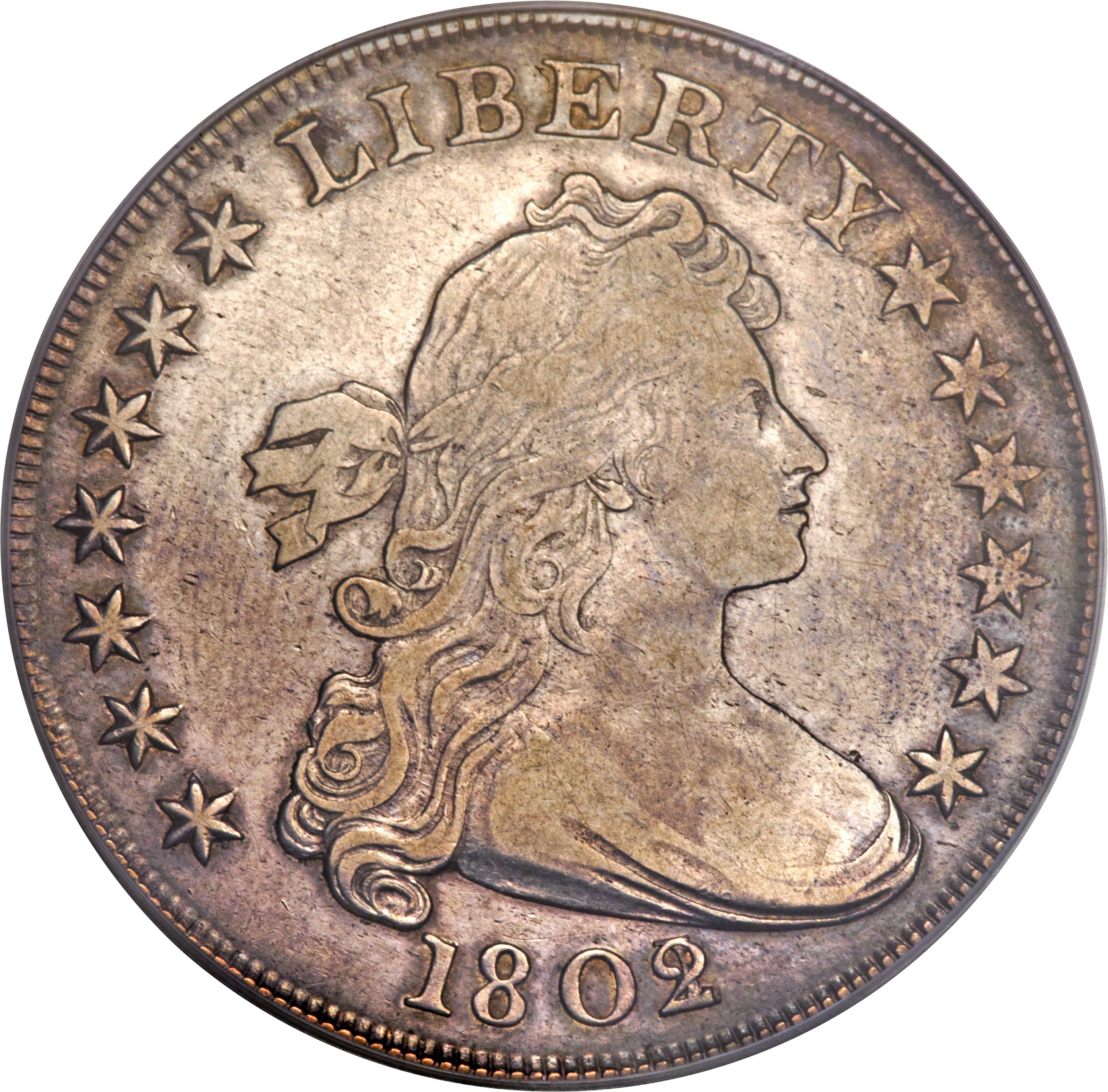 1802/1 $1  Wide Date, B-3, BB-234 AG3 thumbnail 19