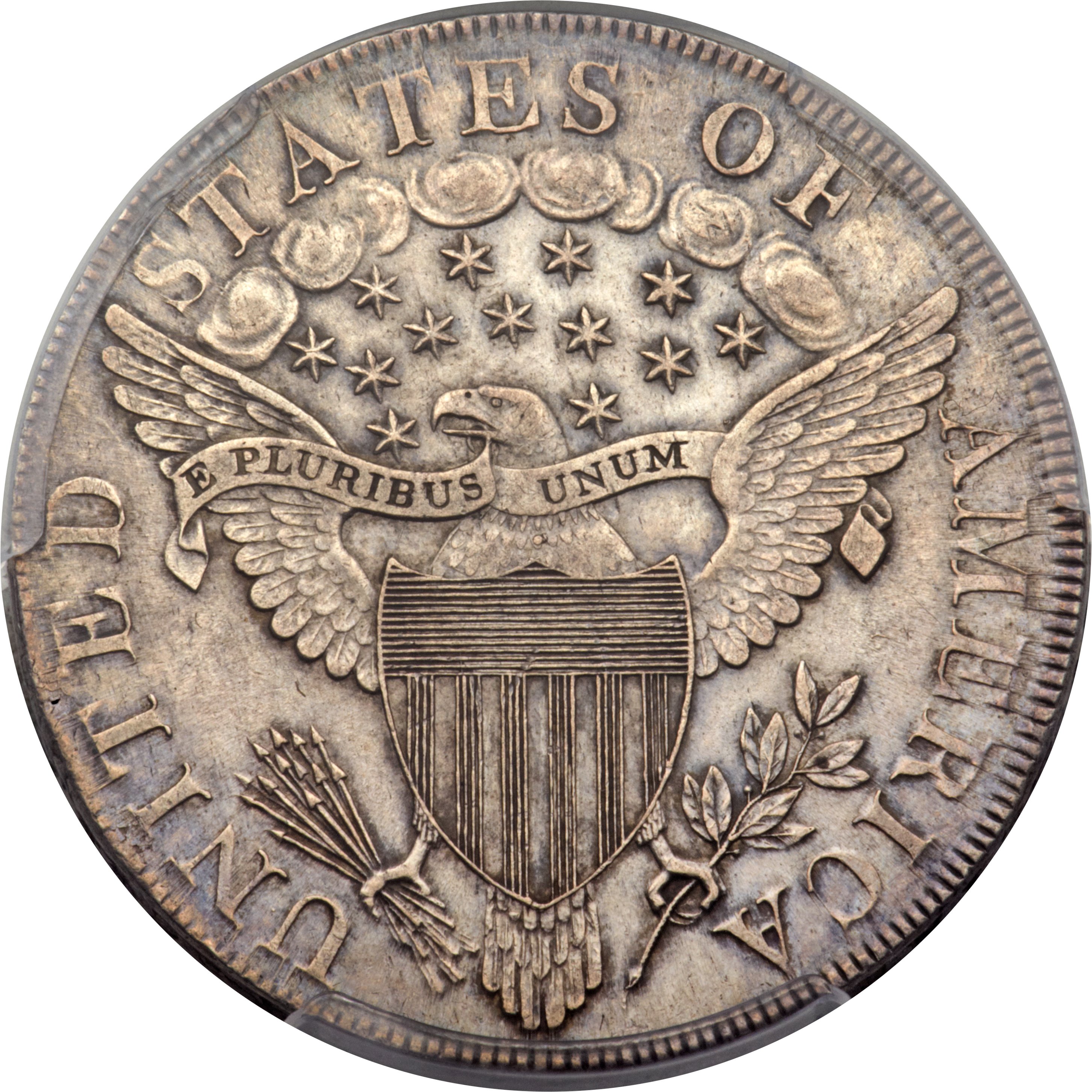 1798 $1  Large Eagle, Pointed 9, Close Date, B-27, BB-113 MS60 thumbnail 11