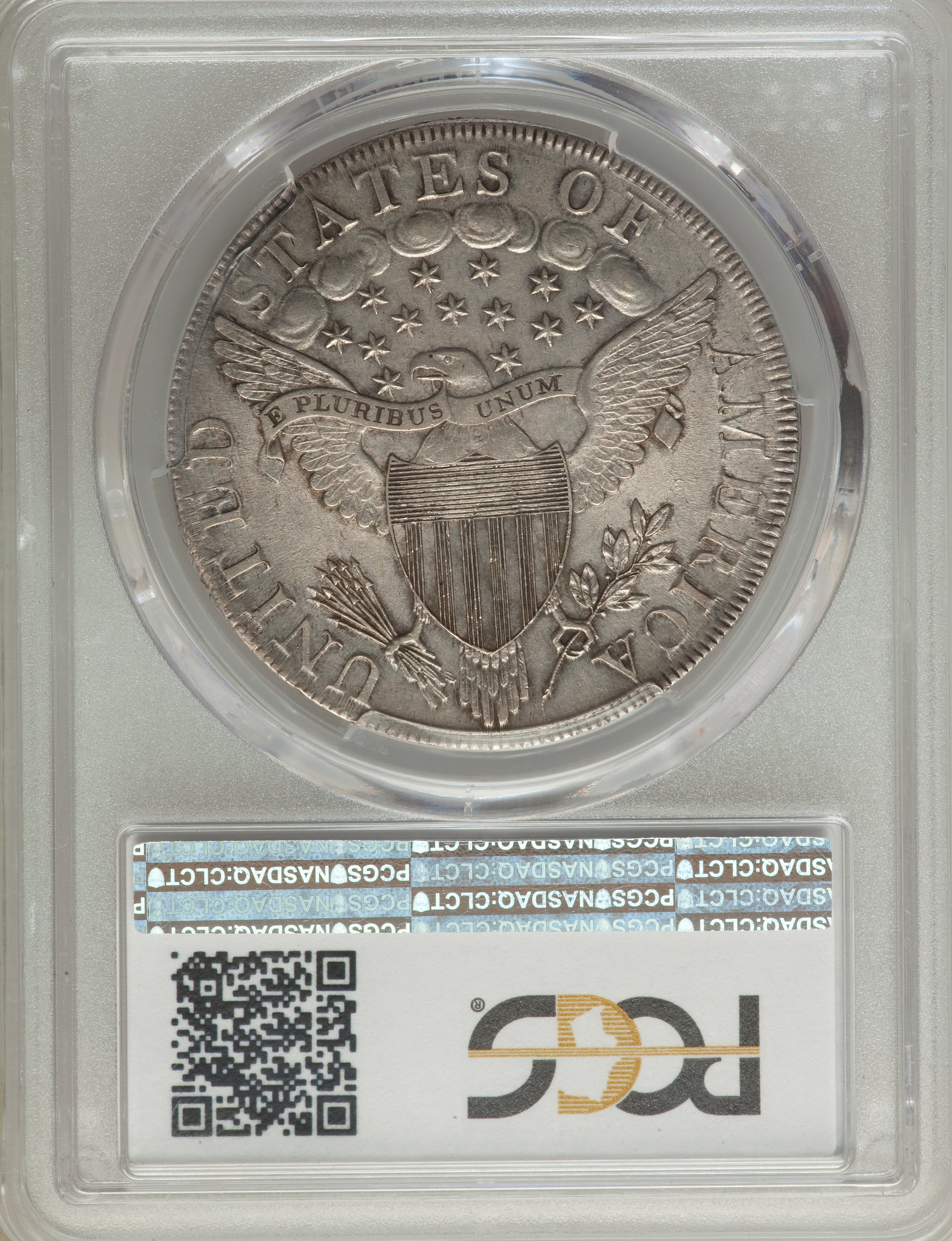 1798 $1  Large Eagle, Pointed 9, Close Date, B-27, BB-113 MS60 thumbnail 13