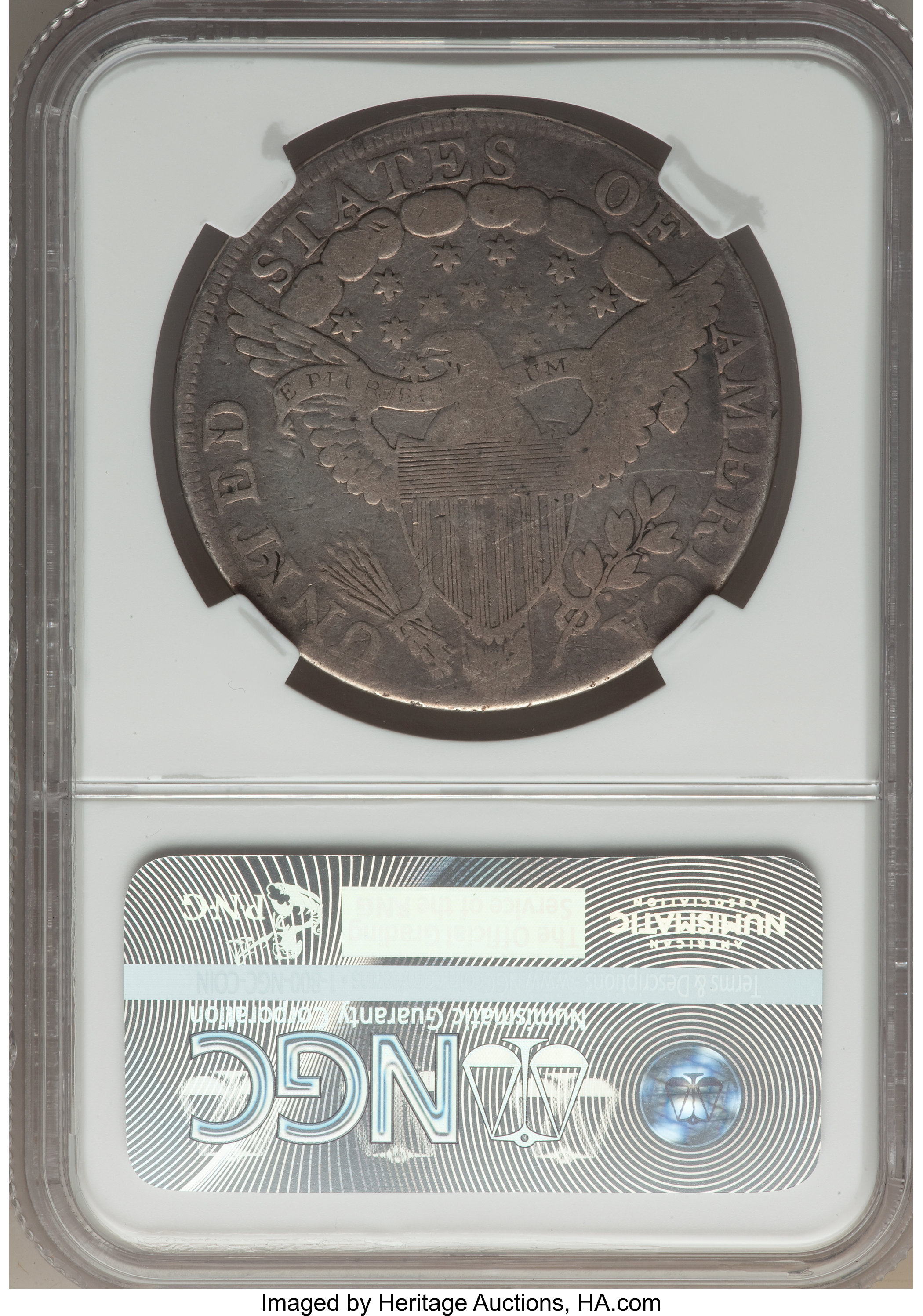 1798 $1  Large Eagle, Pointed 9, 4 Berries, B-8, BB-125 VG10 thumbnail 3