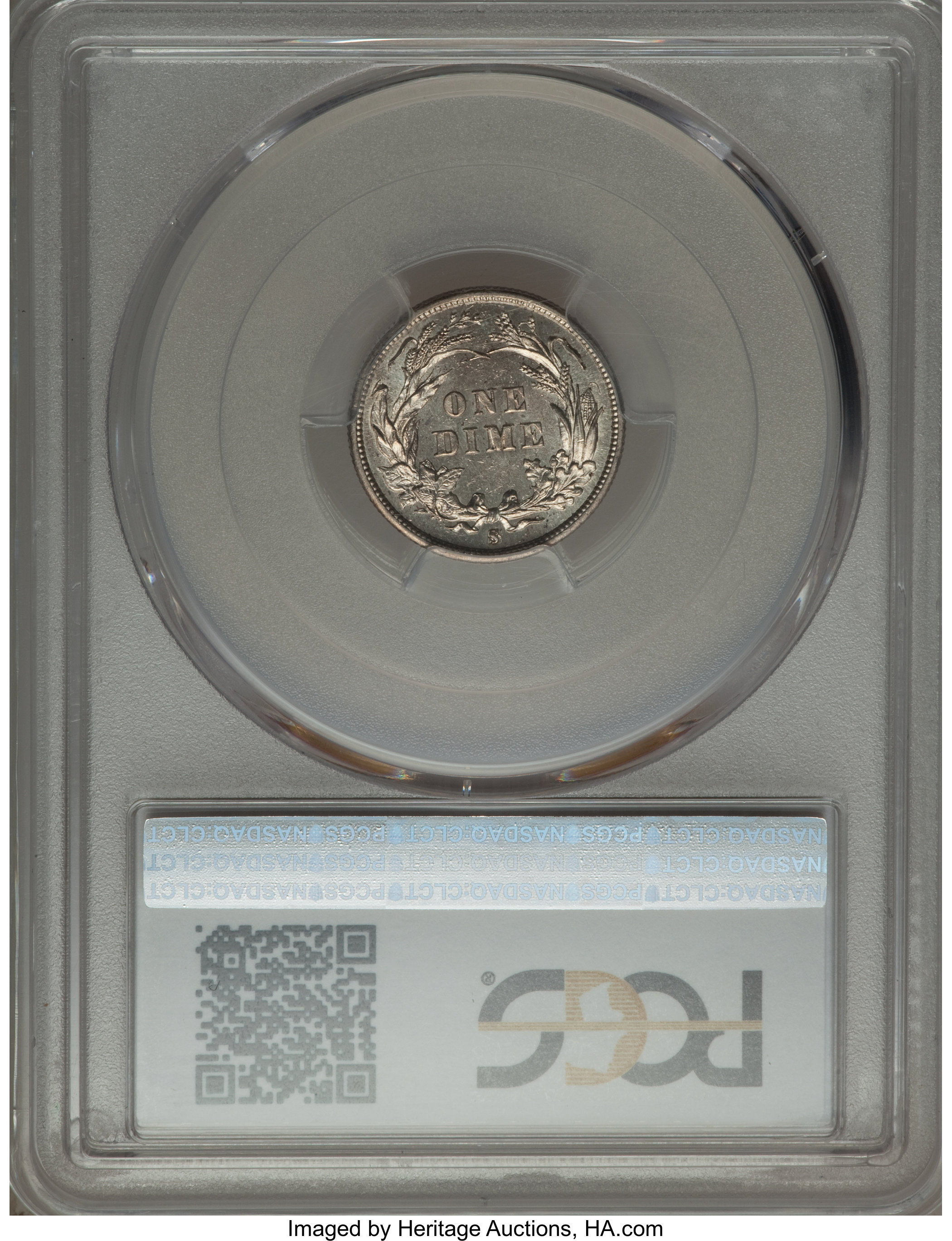 1893-S/S 10c Repunched Mintmark, FS-501 MS thumbnail 9