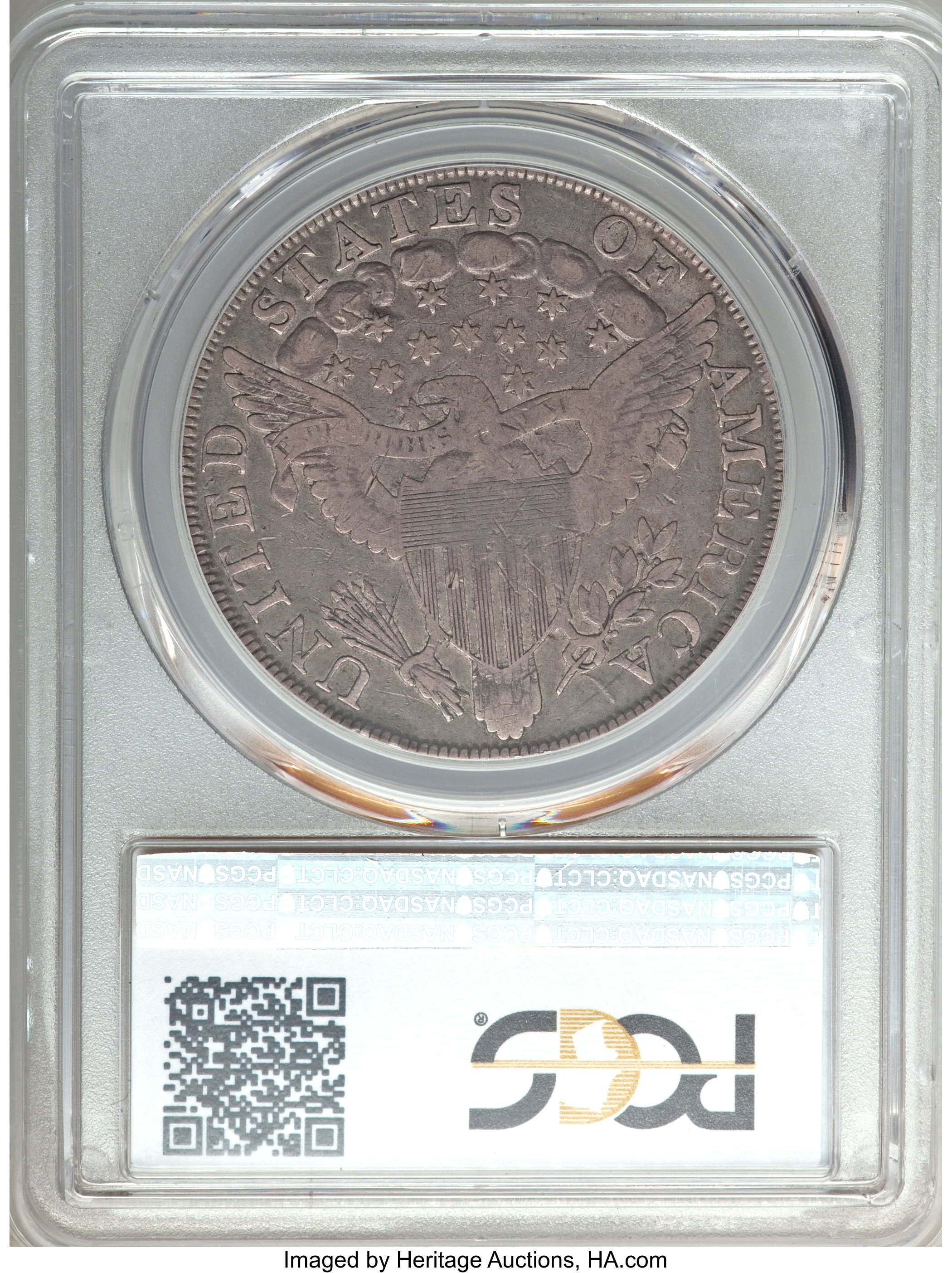 1800 $1  Wide Date, Low 8, AMERICAI AG3 thumbnail 9